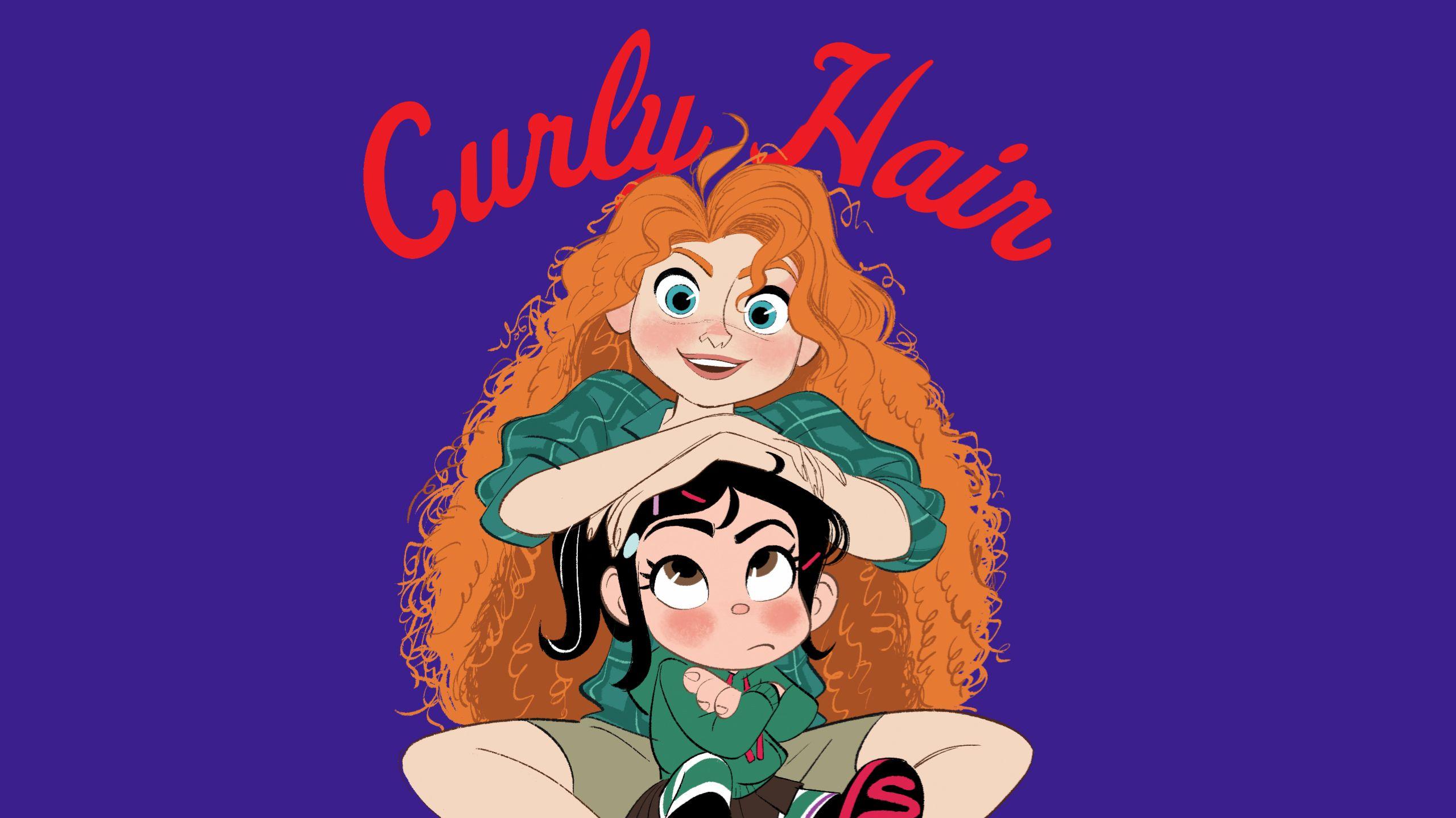 2560x1440 Ralph Breaks the Internet Disney Princess with Vanellope HD