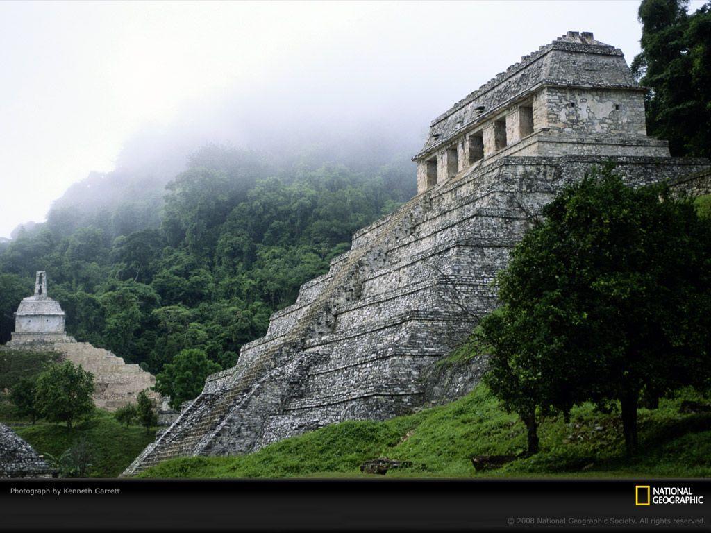 1024x768 Palenque Temple Photo, Mexico Wallpaper, Download, Photo