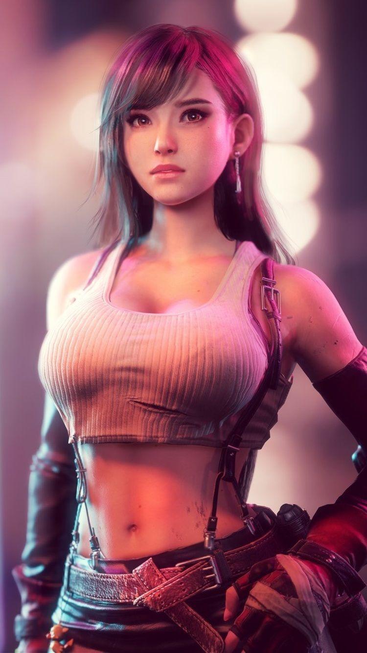 750x1334 Tifa Lockhart In Final Fantasy Vii Lockhart