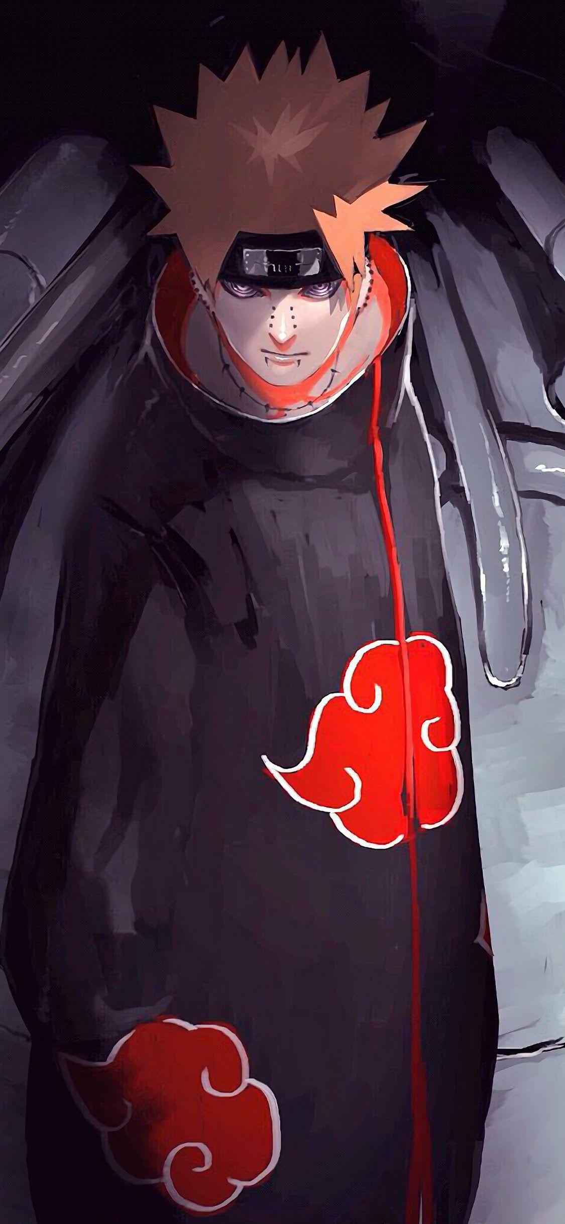 1125x2436 Pain, Akatsuki, Nagato, 4k, Pain Wallpaper Naruto