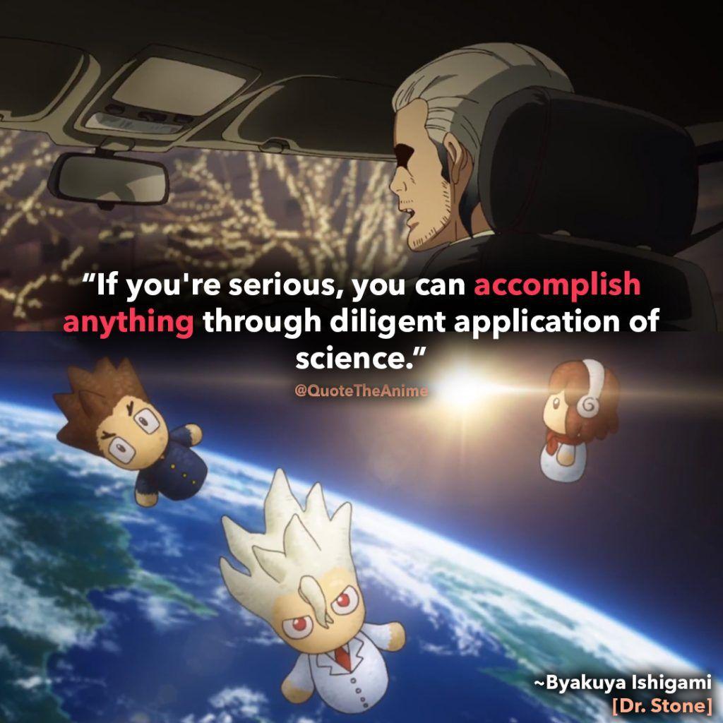 1024x1024 Of Your Favorite Dr. Stone Quotes (Wallpaper)