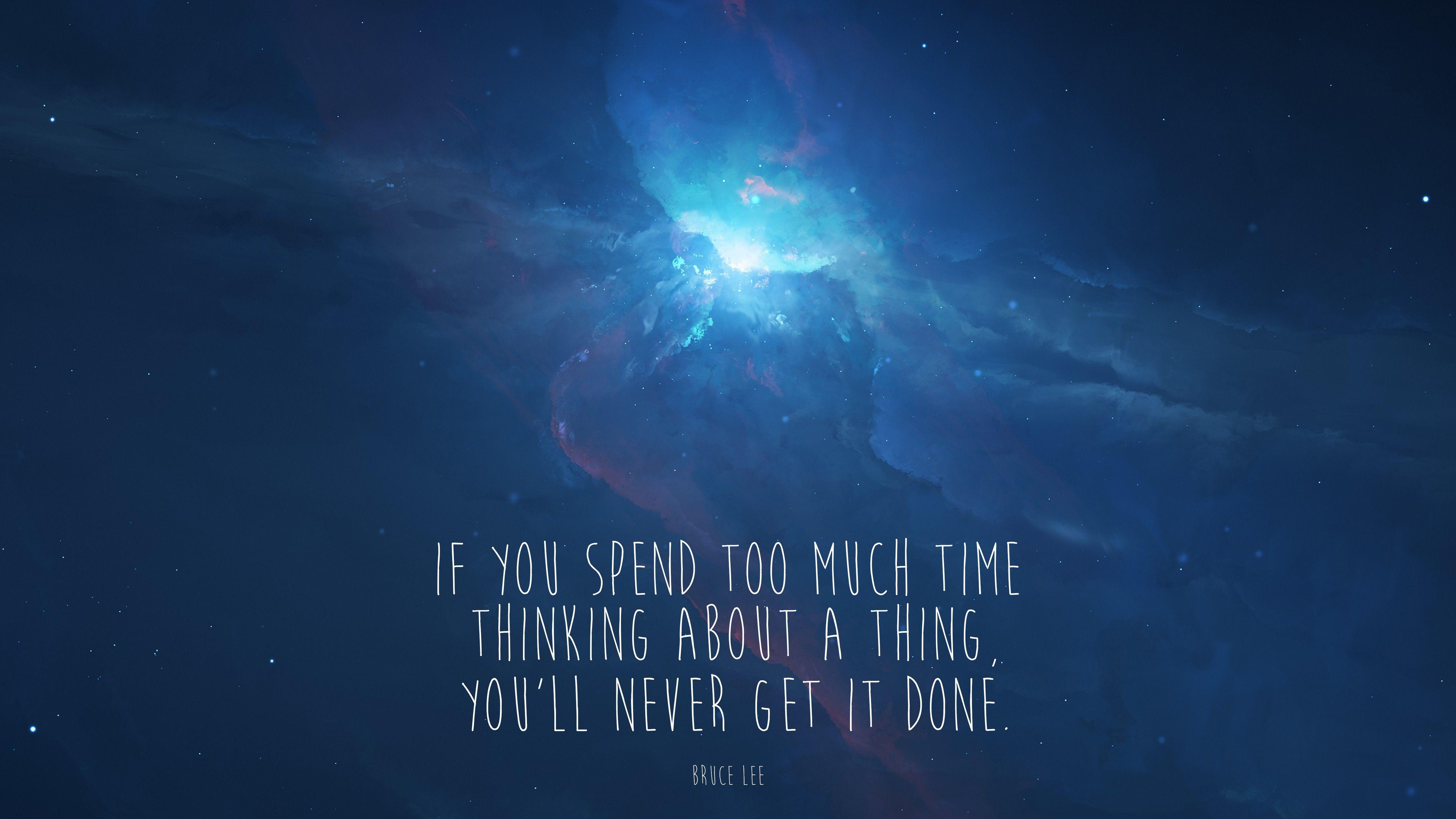 5120x2880 Inspirational Quote By Bruce Lee 5k HD 4k