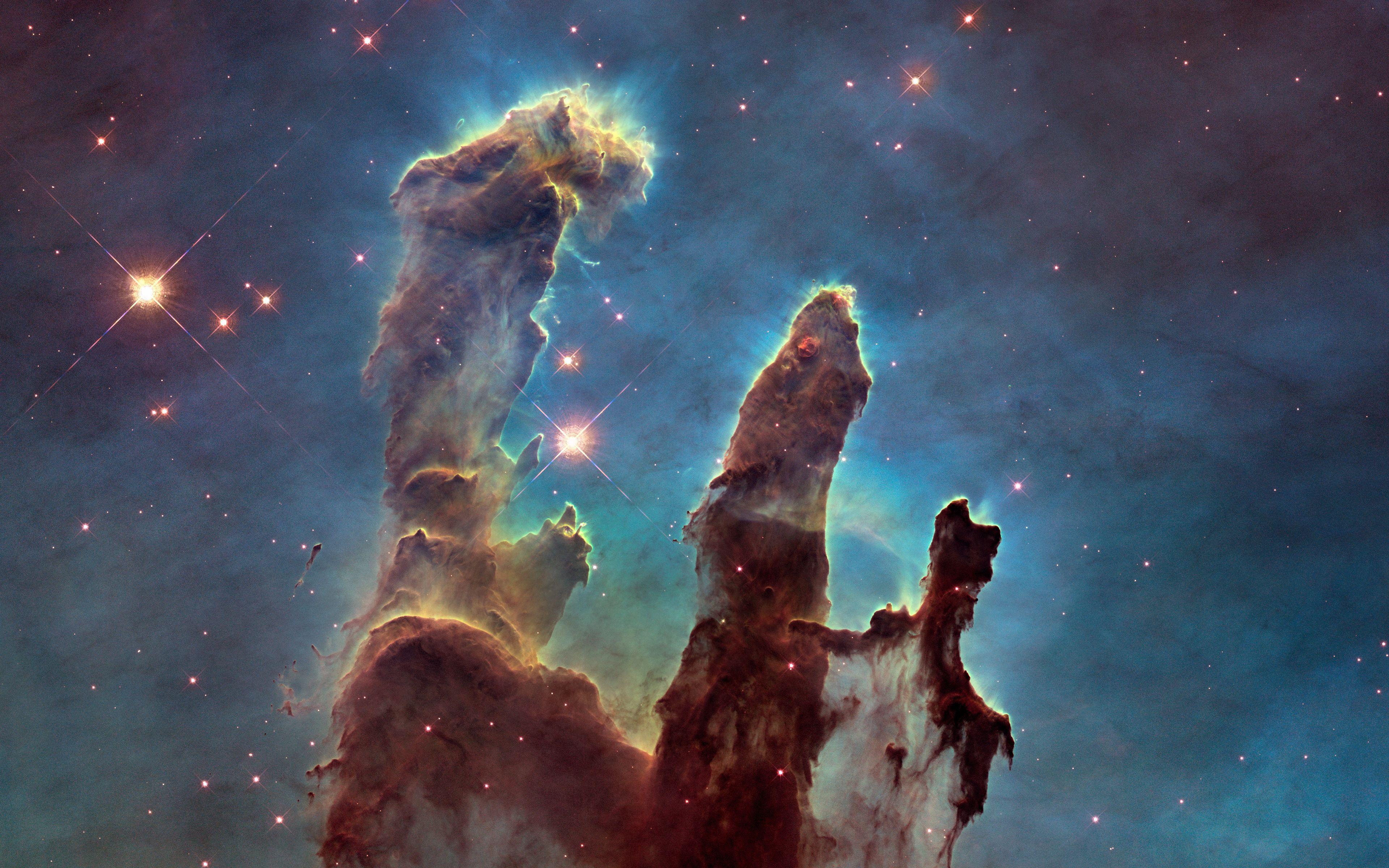 3840x2400 eagle nebula pillars of creation wallpaper Search
