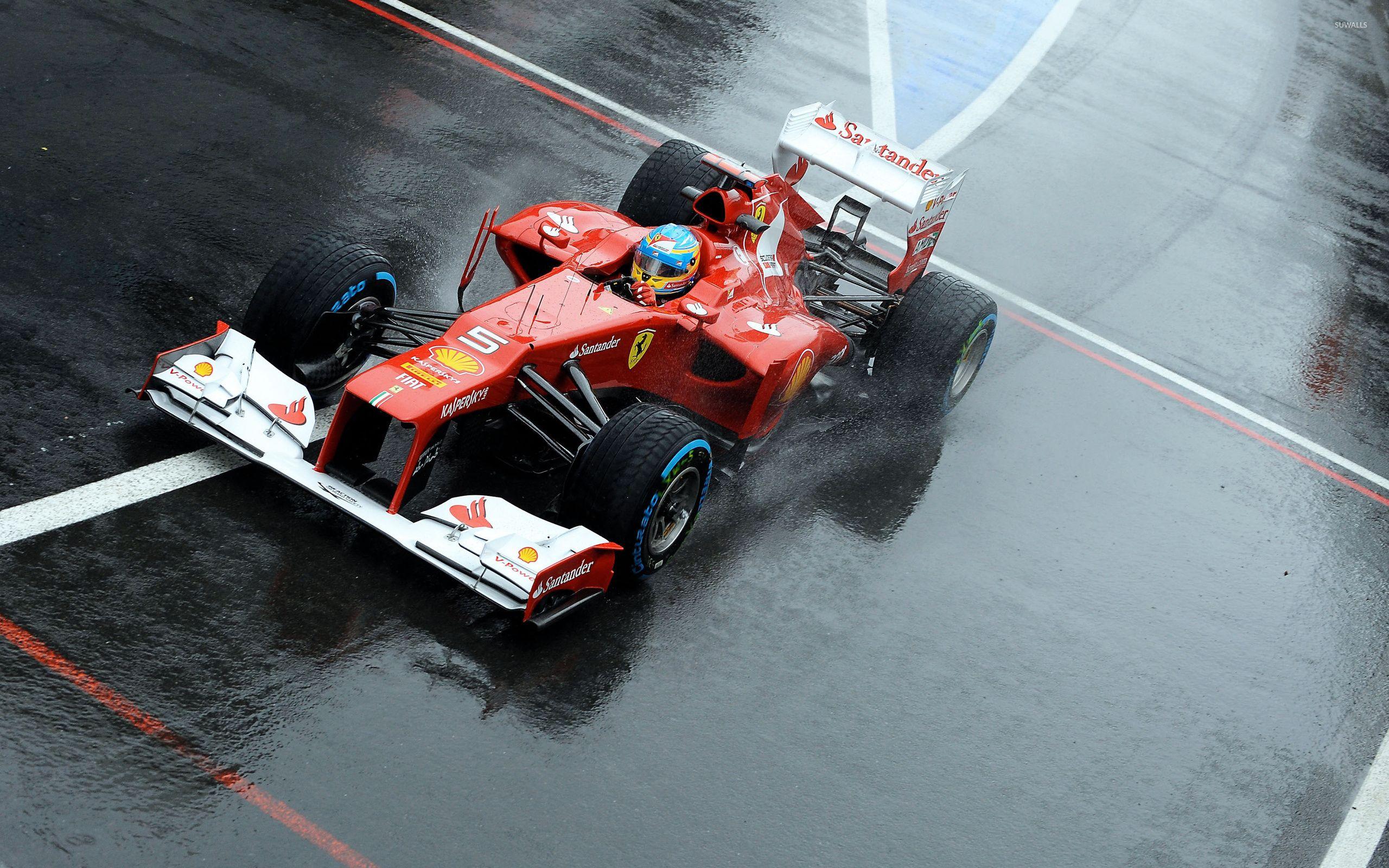 2560x1600 Fernando Alonso during a race in a Scuderia Ferrari