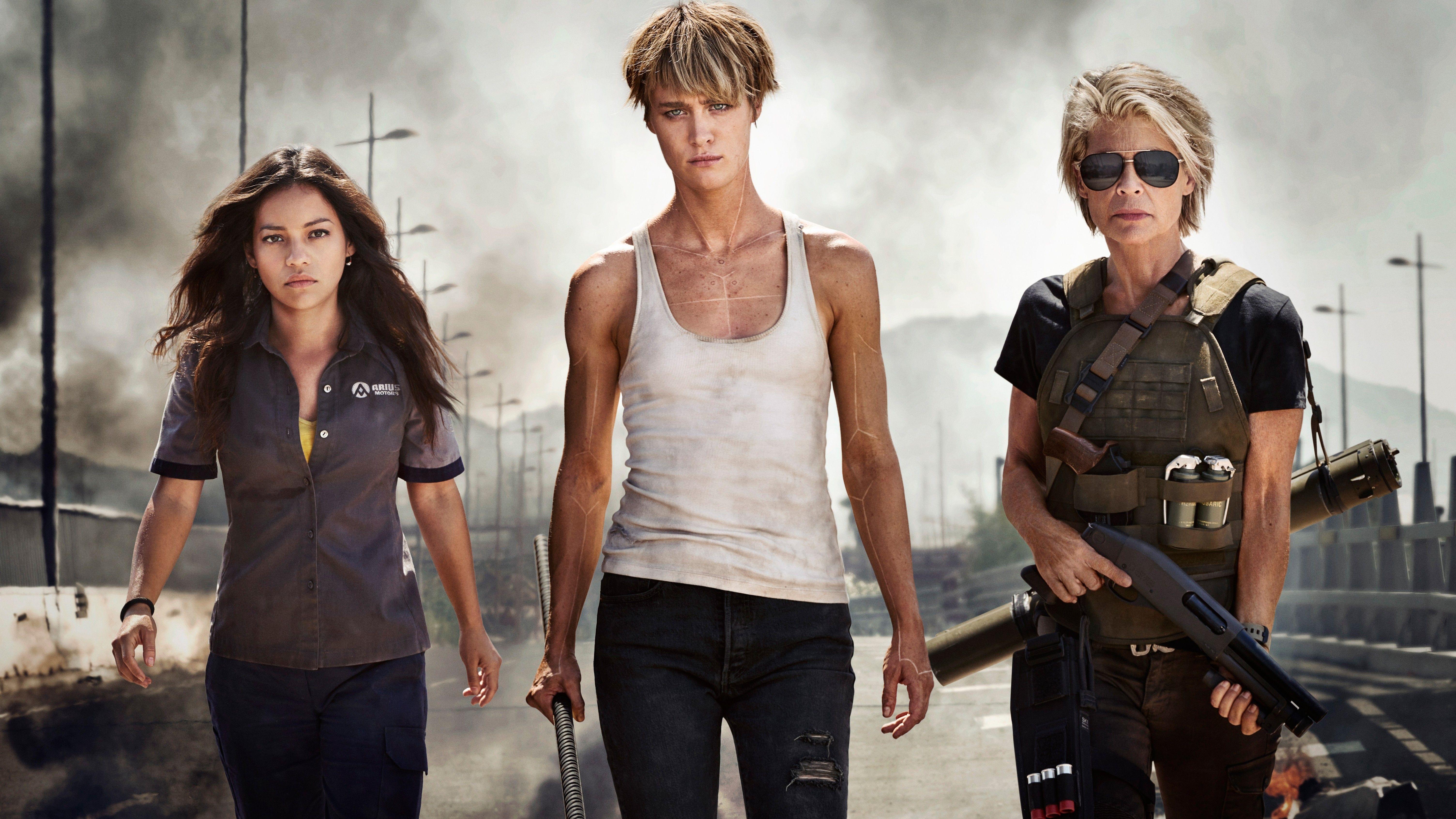 6016x3384 Download 6016x3384 Terminator, Mackenzie Davis, Linda