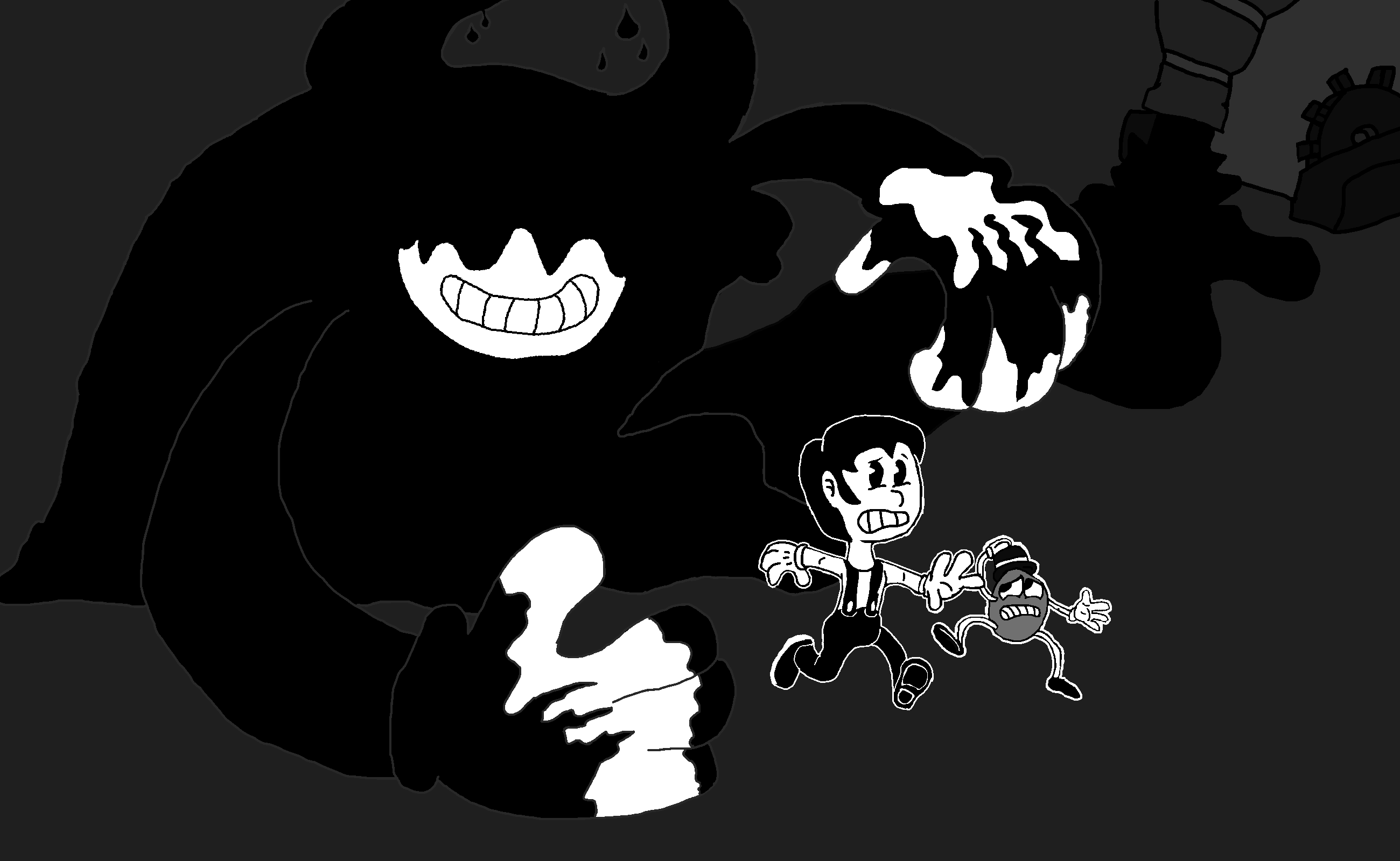 2600x1600 Free download Bendy And The Ink Machine Wallpaper
