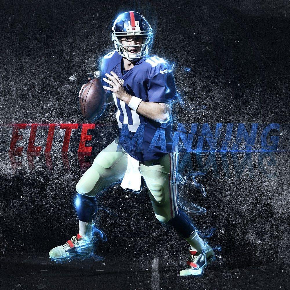 Eli Manning Giants Poster by Joe Hamilton  Pixels