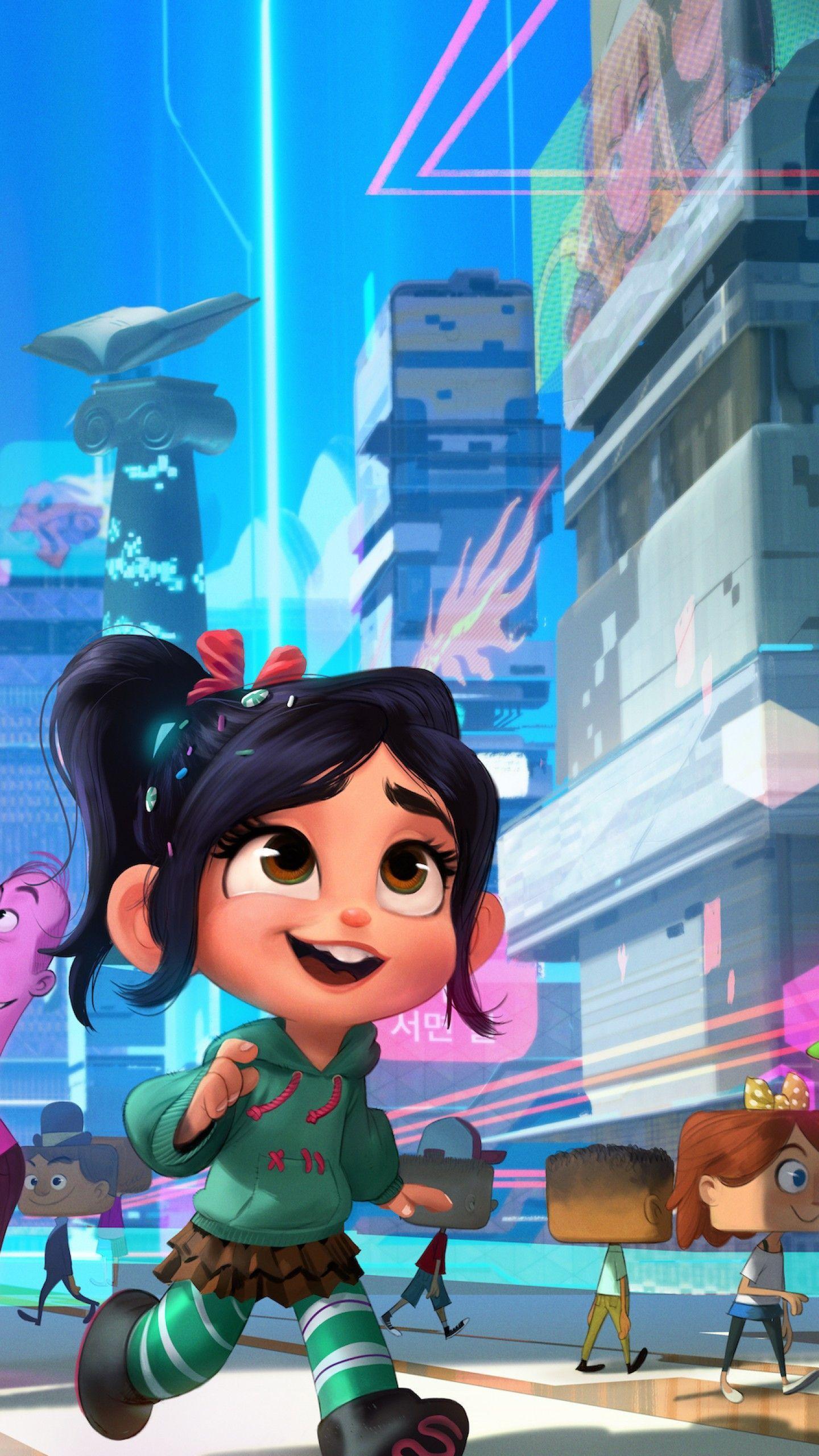 1440x2560 Ralph Breaks The Internet Wallpaper