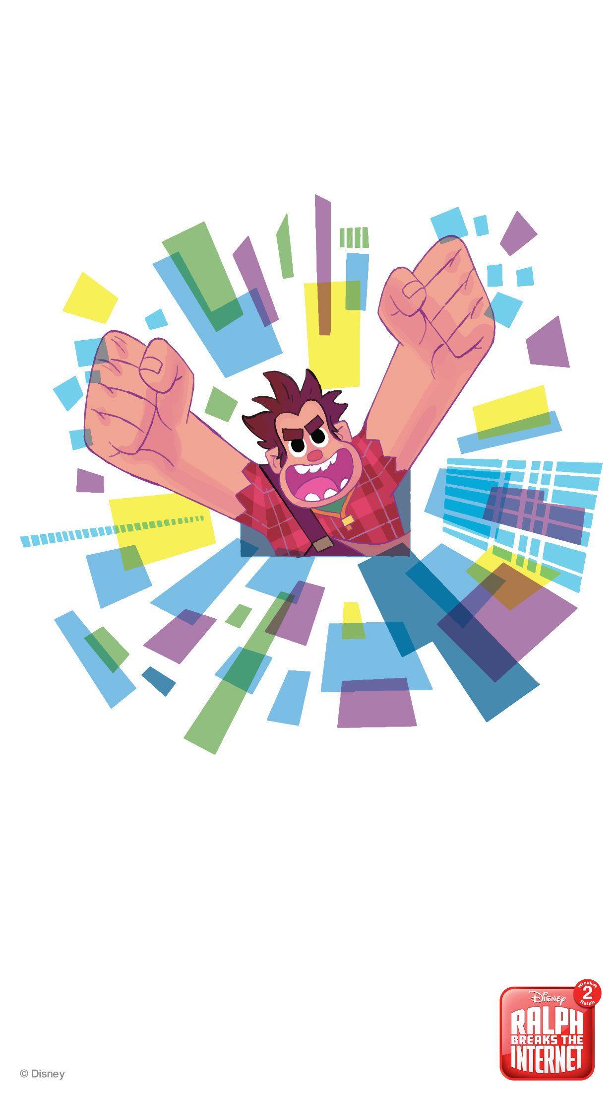 1242x2209 Ralph Breaks the Internet Mobile Wallpaper. Disney