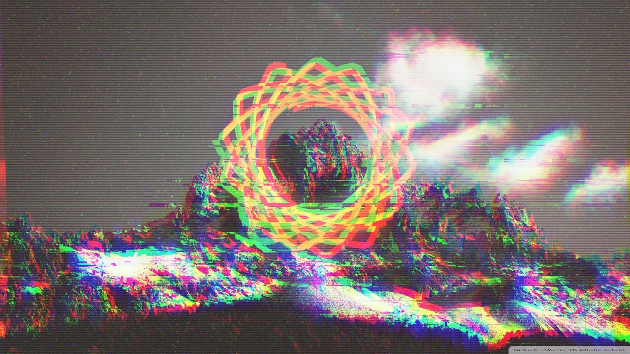 2048x1152 Glitchy Wallpaper