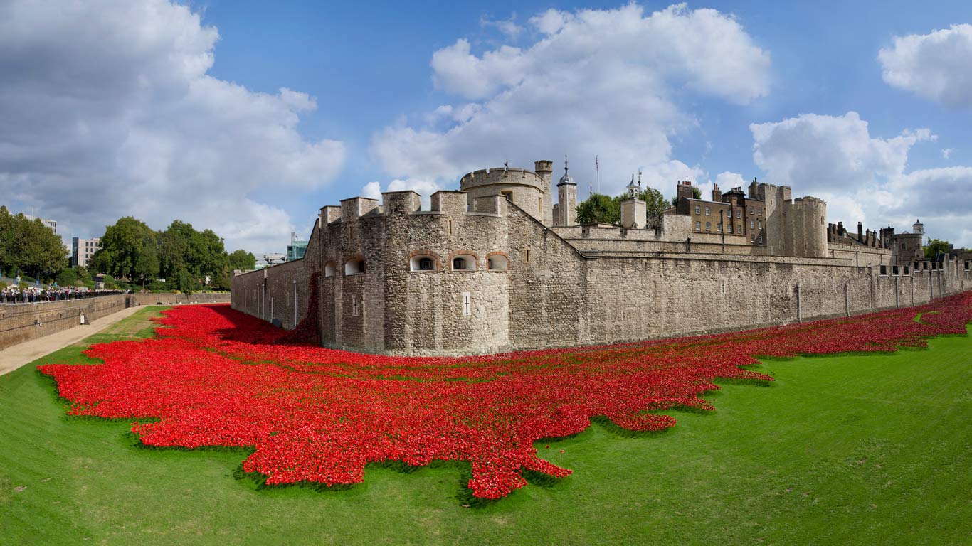 1366x768 Tower Of London Wallpaper