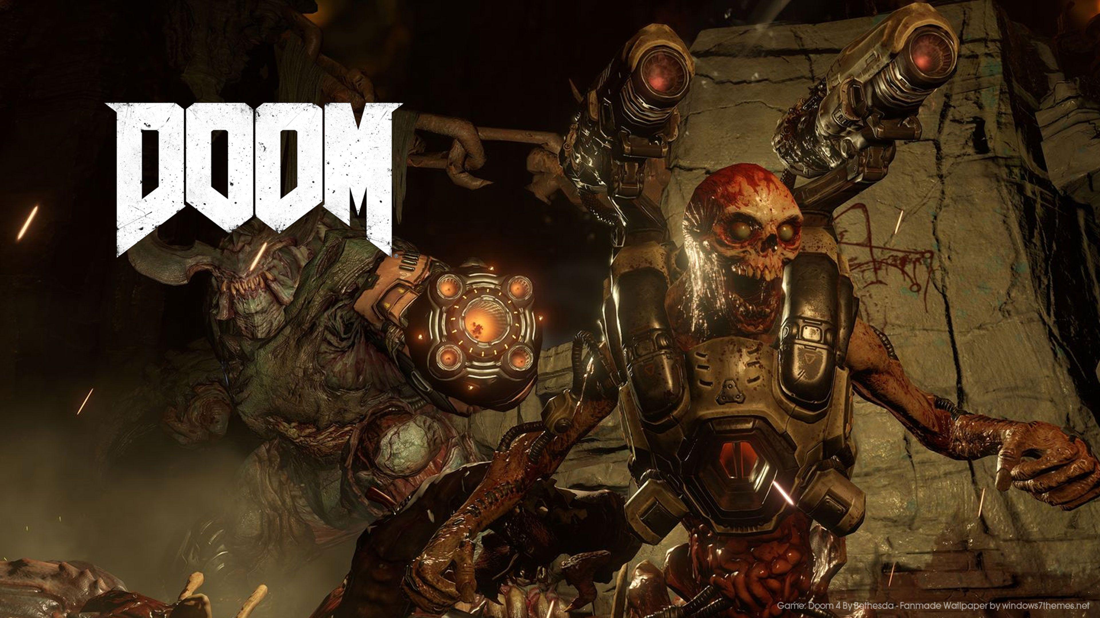Hình nền Doom 3840x2160 ở Ultra HD