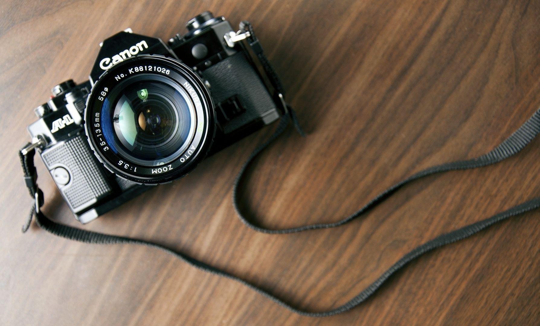 1788x1080 Old Canon A1 Camera wallpaper. Camera wallpaper