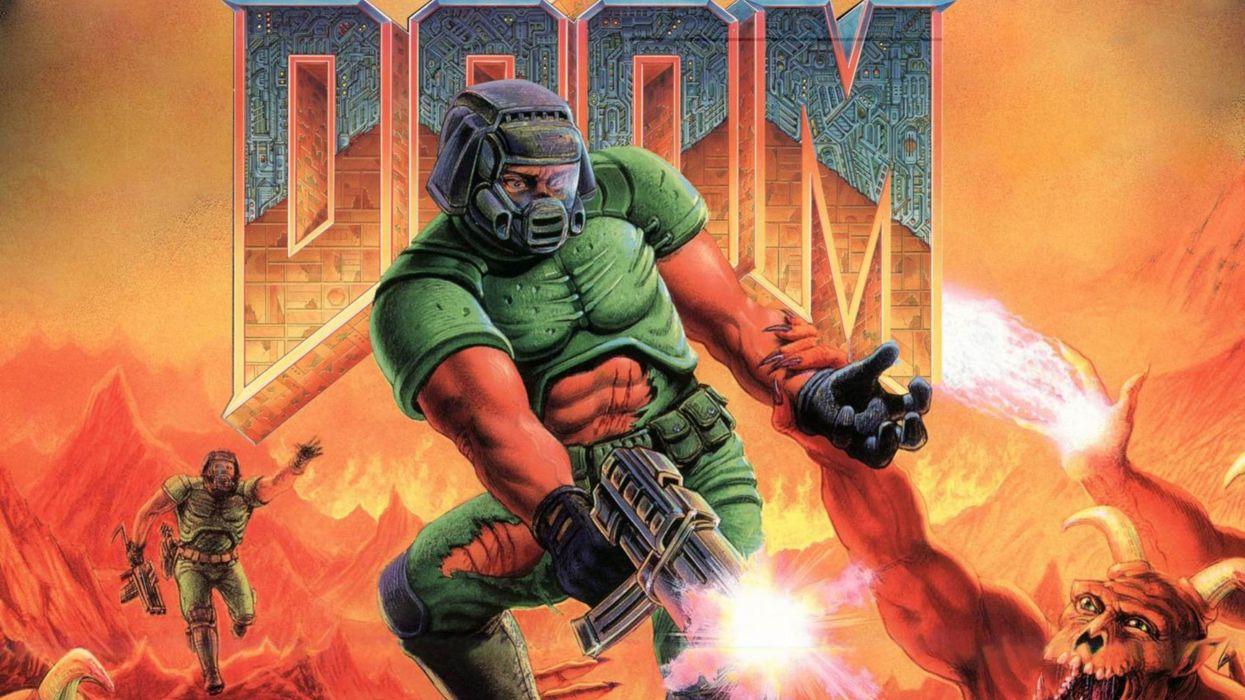 Hình nền 1245x700 Doom 4K Wallpaper 3.  3840x2160