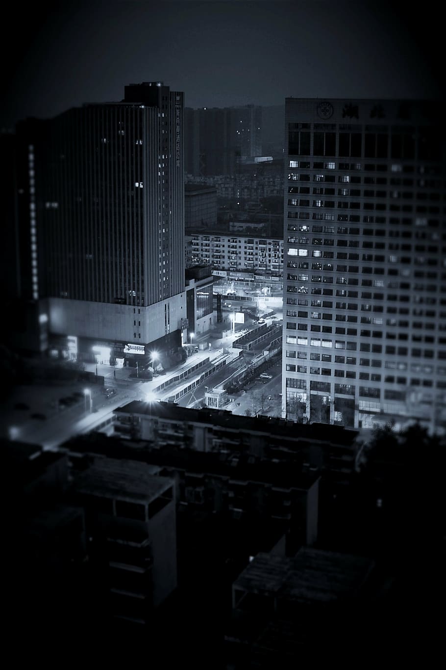 910x1365 HD wallpaper: building, night, city, architecture, china
