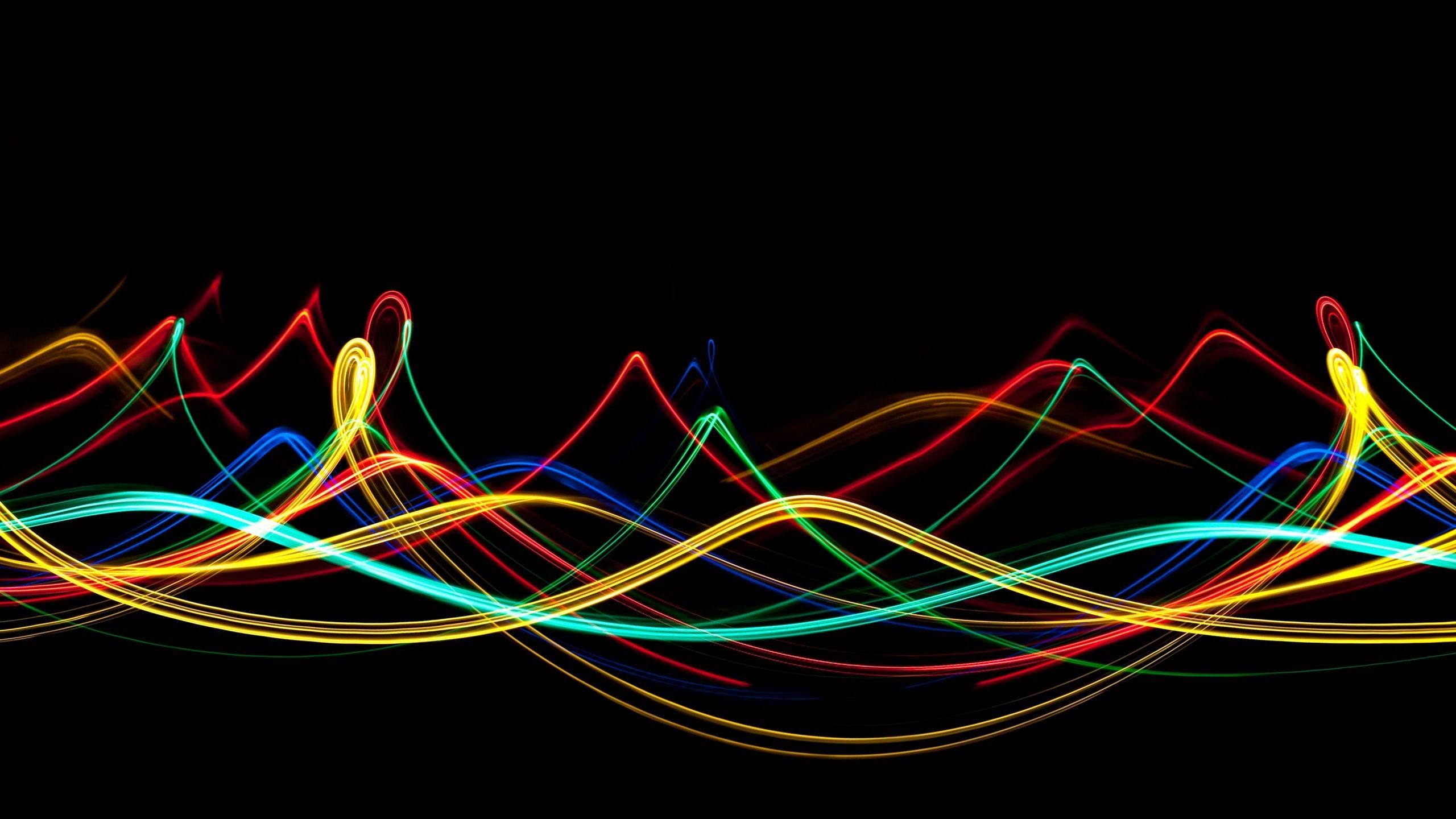 2560x1440 Neon Background free download