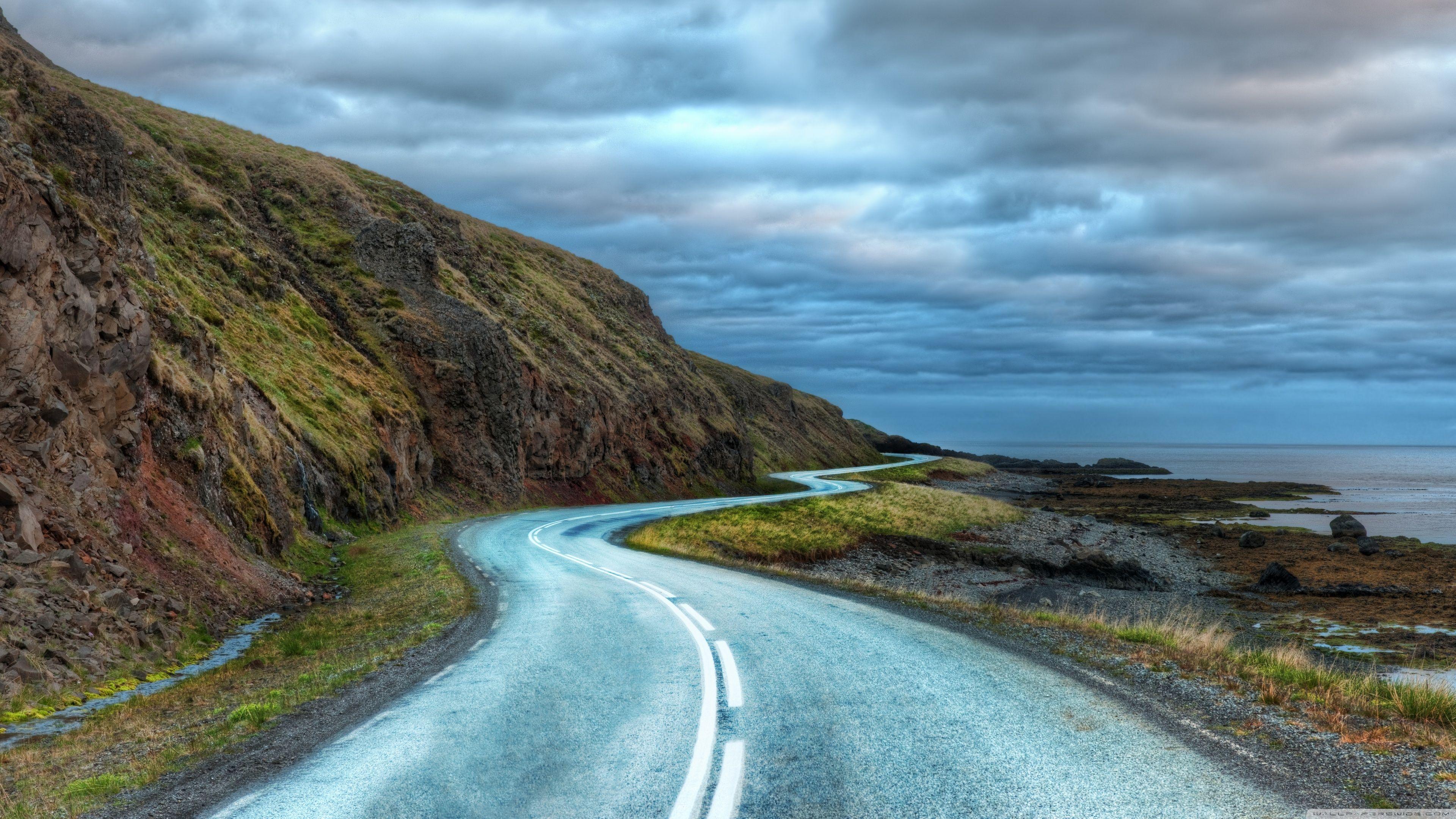 3840x2160 Road Around Iceland ❤ 4K HD Desktop Wallpaper for 4K Ultra HD TV