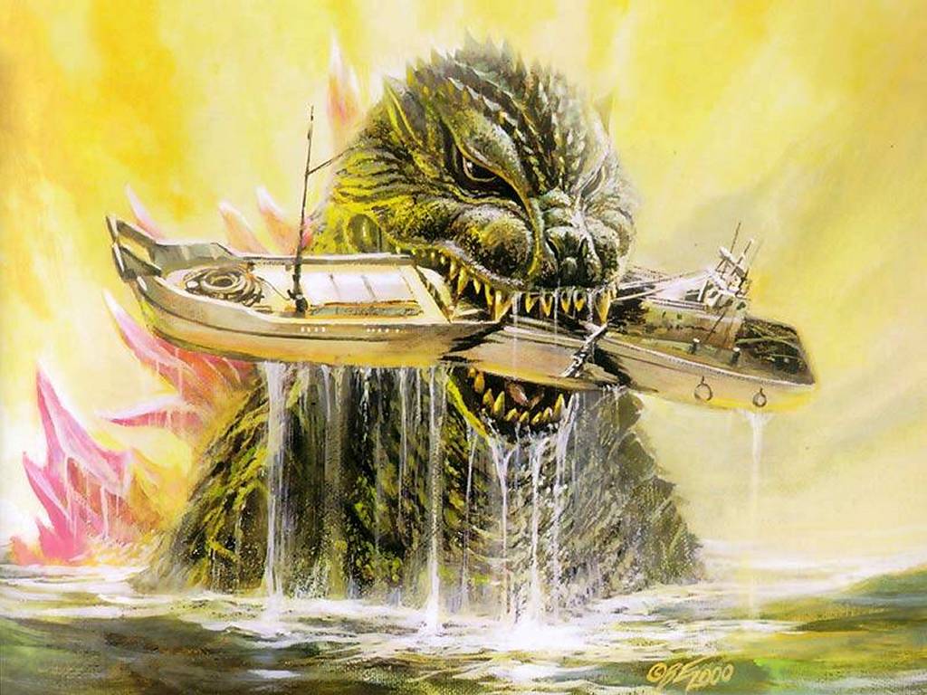 1024x768 Godzilla 2000 Fan Artwork Fan Artwork Image Gallery