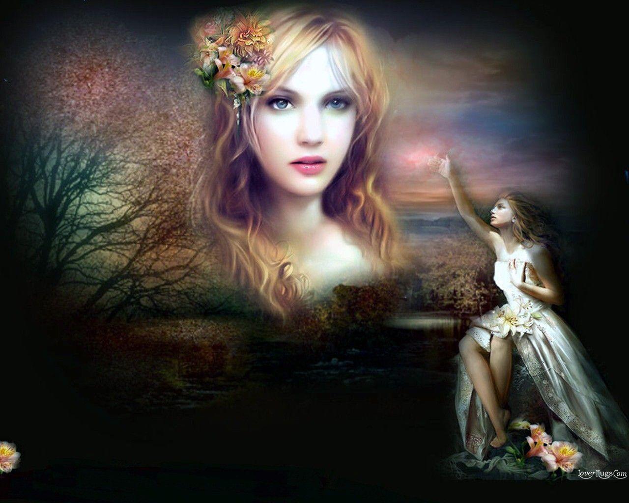 1280x1024 Fantasy Girls Wallpaper