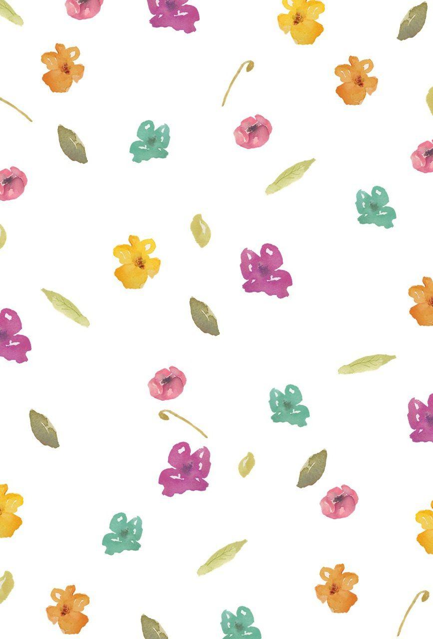 867x1280 Watercolor Flowers iPhone Wallpaper discovered by Rebee Martínez