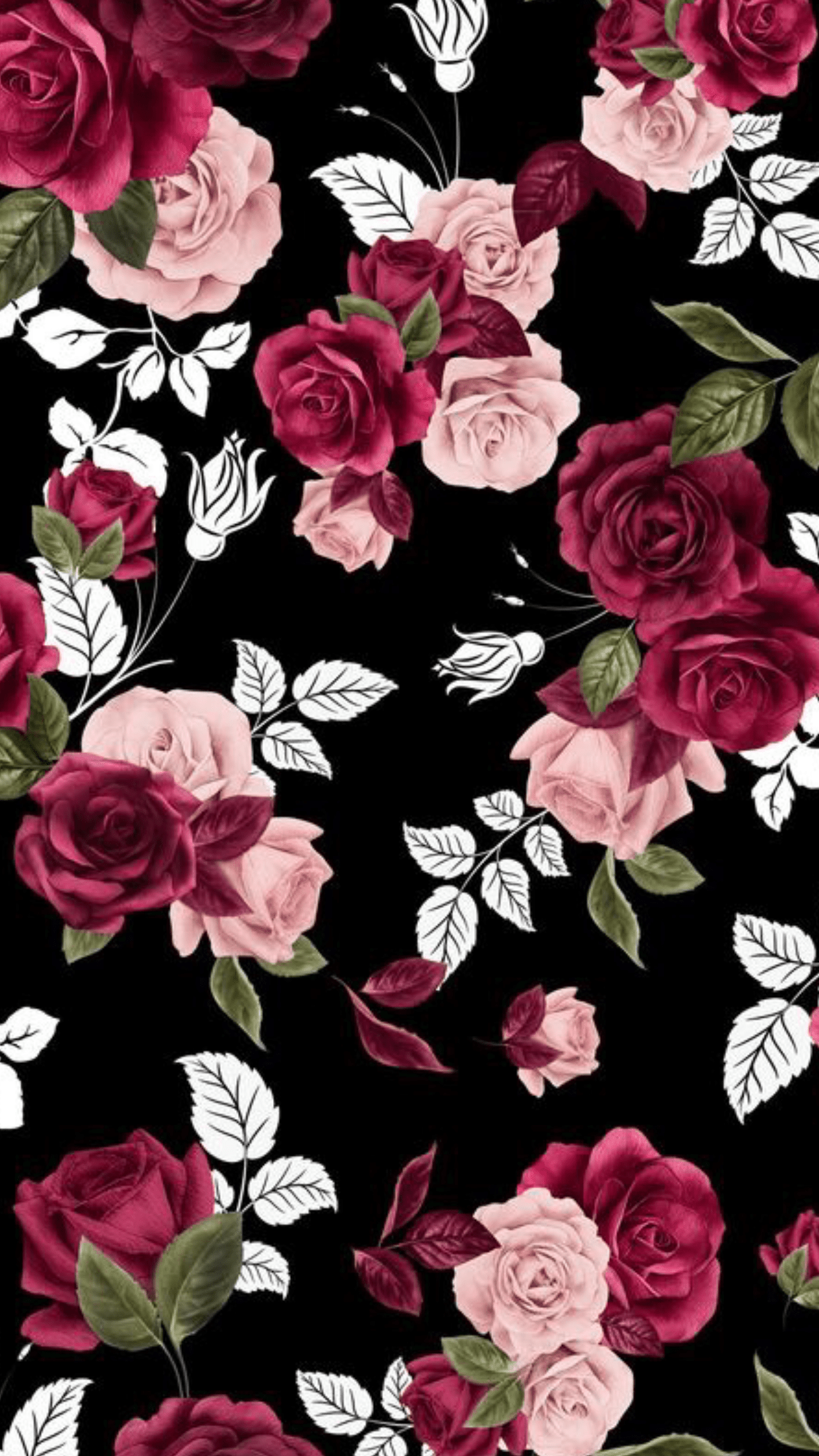 Vintage Flower Iphone Wallpaper