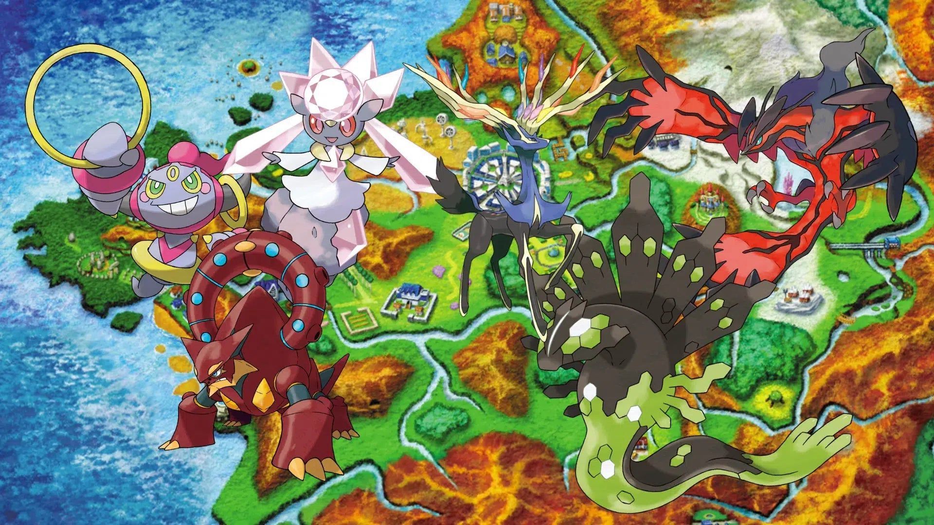 1920x1080 Pokémon. Kalos Legendary Pokémon. The Aura Trio & More!