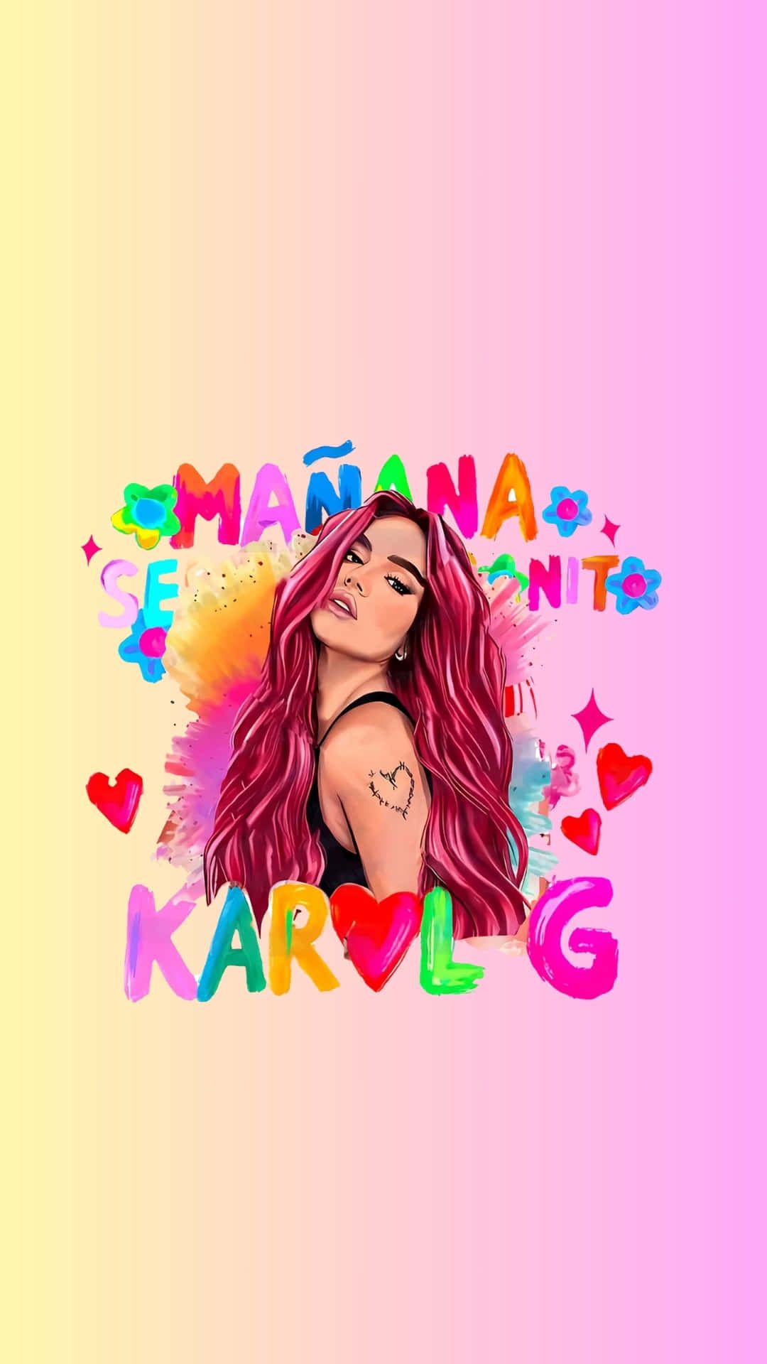 1080x1920 Download Karol G Manana Sera Bonito Artwork Wallpaper