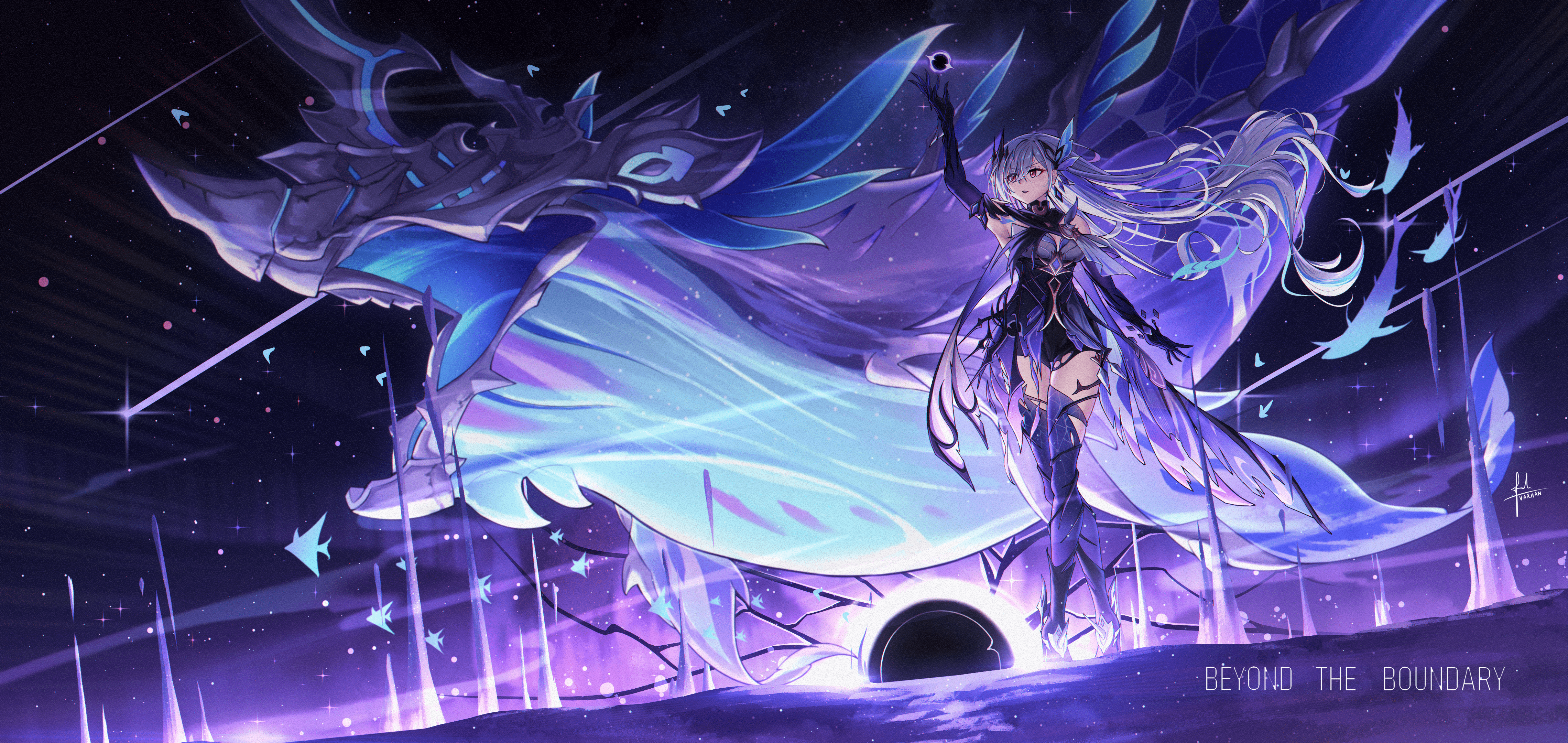 4560x2160 Download Skirk (Genshin Impact) Genshin Impact Girl Video Game 4k Ultra HD Wallpaper