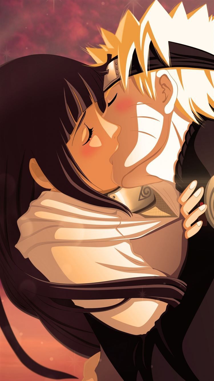 750x1334 Naruto Uzumaki Naruto Hyuuga Hinata Girl Boy Kiss iPhone 8 Wallpaper Free Download