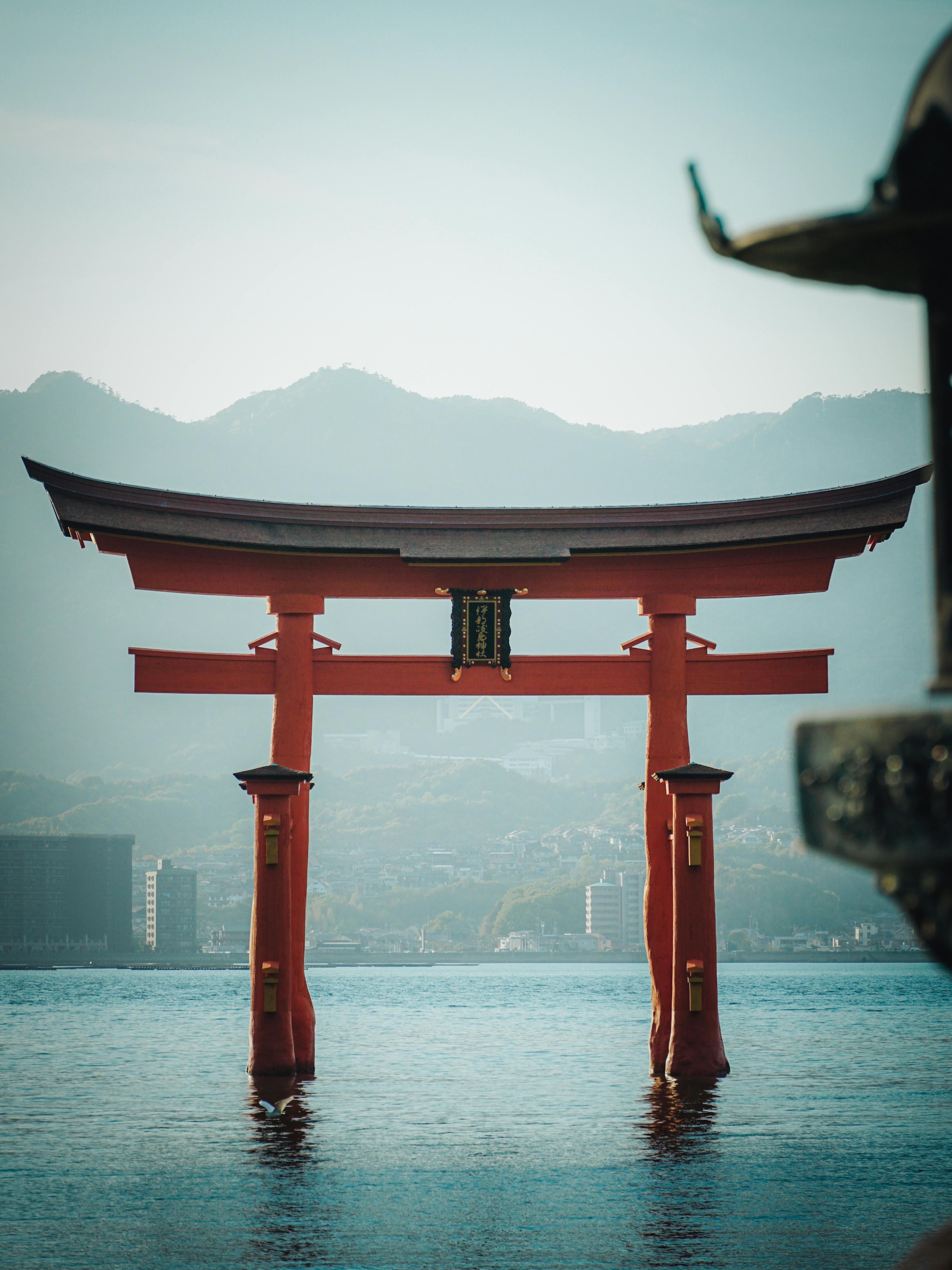 3669x4894 Majestic Torii Gate at Miyajima Island, Japan · Free
