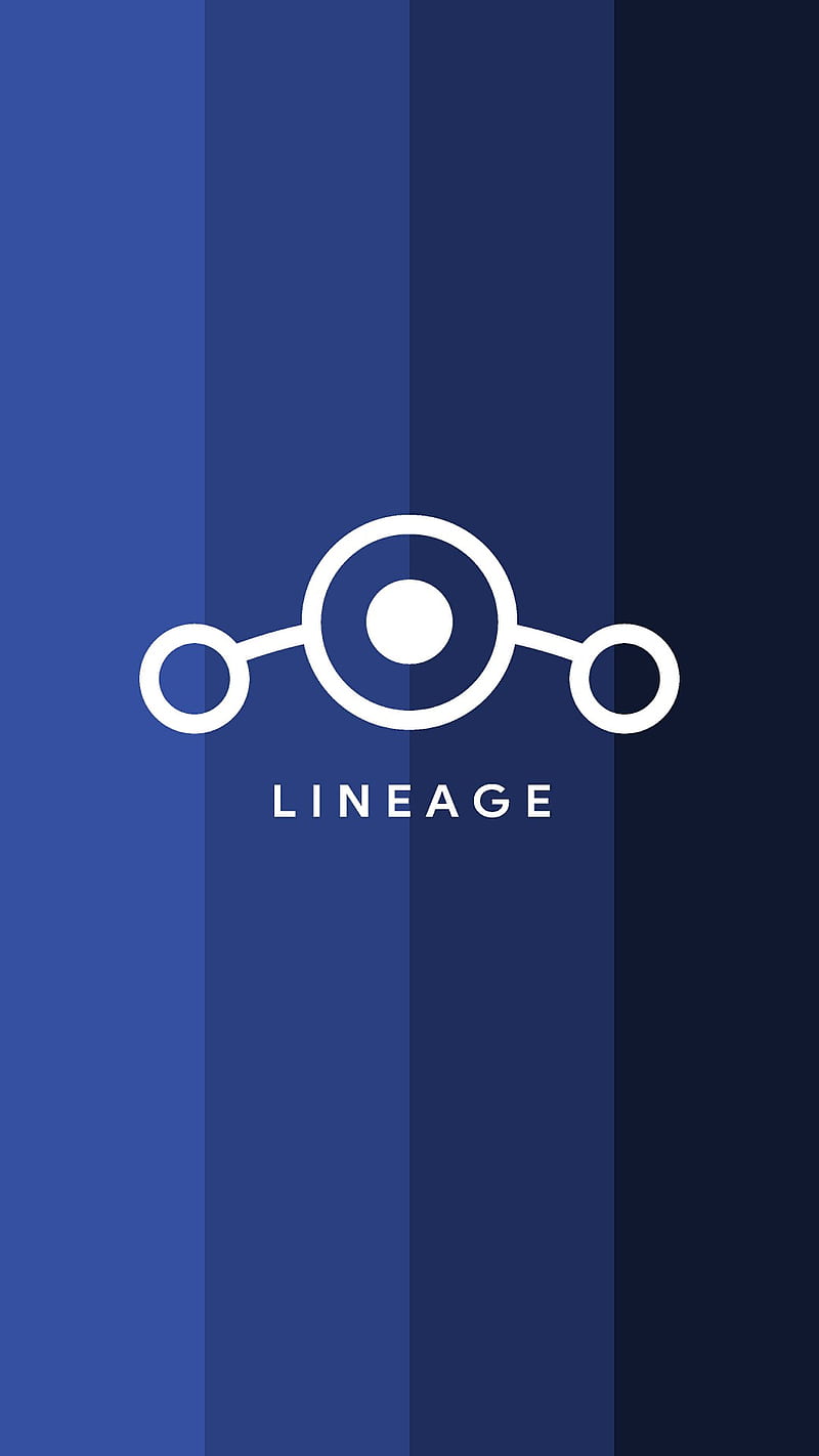 800x1422 LINEAGEOS BLUE, 1080 x custom rom, cyanogen, lineage, HD phone wallpaper