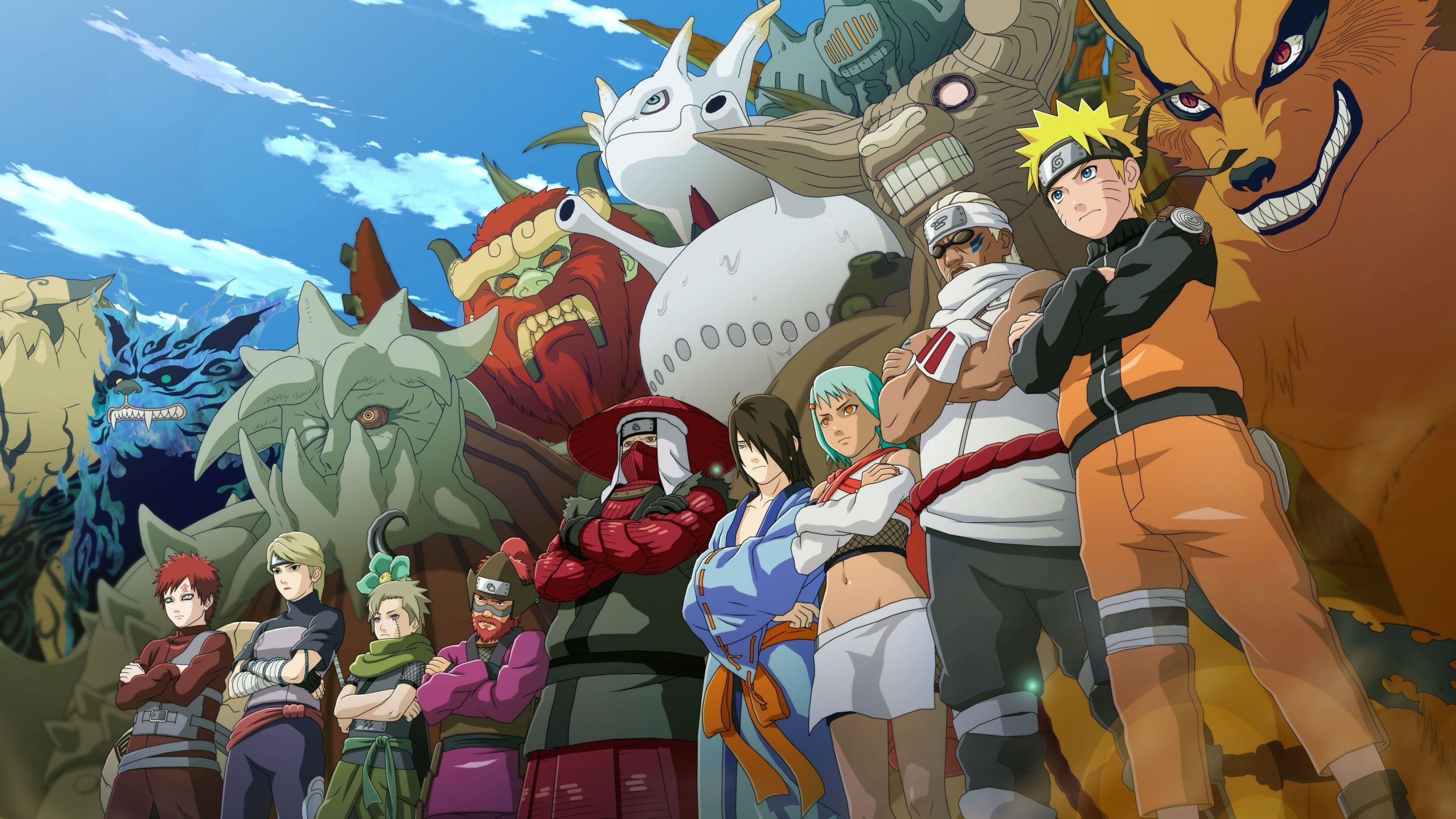 3554x1999 Tailed Beasts (Naruto) Wallpaper