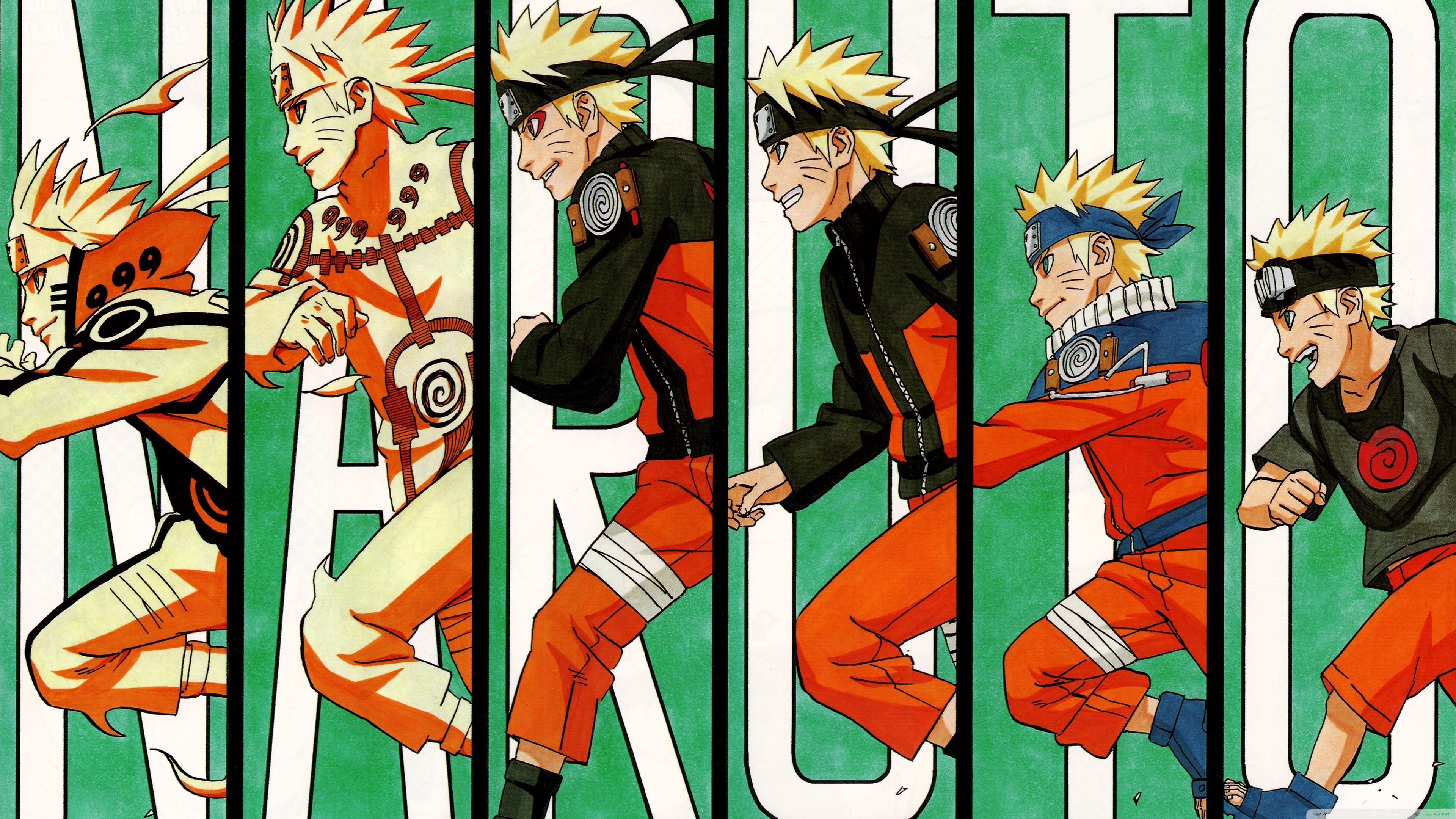 3840x2160 Naruto Evolution 4K UHD Wallpaper for UltraHD Desktop and TV : Smartphone and Tablet Devices