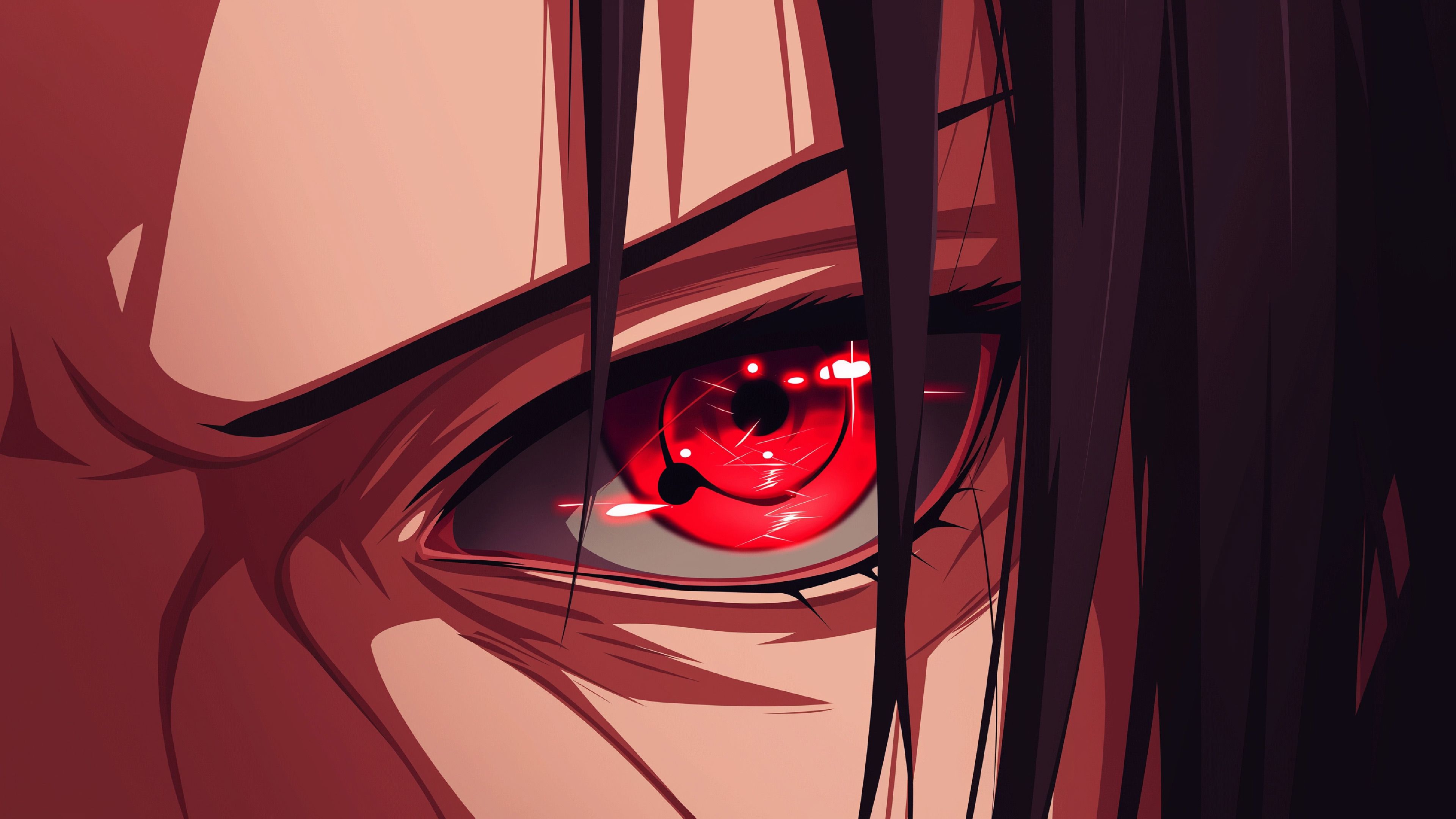 3840x2160 Itachi Sharingan 4k Desktop Wallpaper