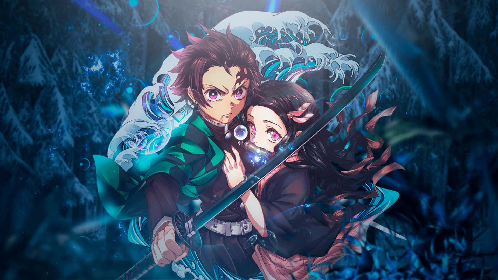 1920x1080 Demon Slayer Group Wallpaper