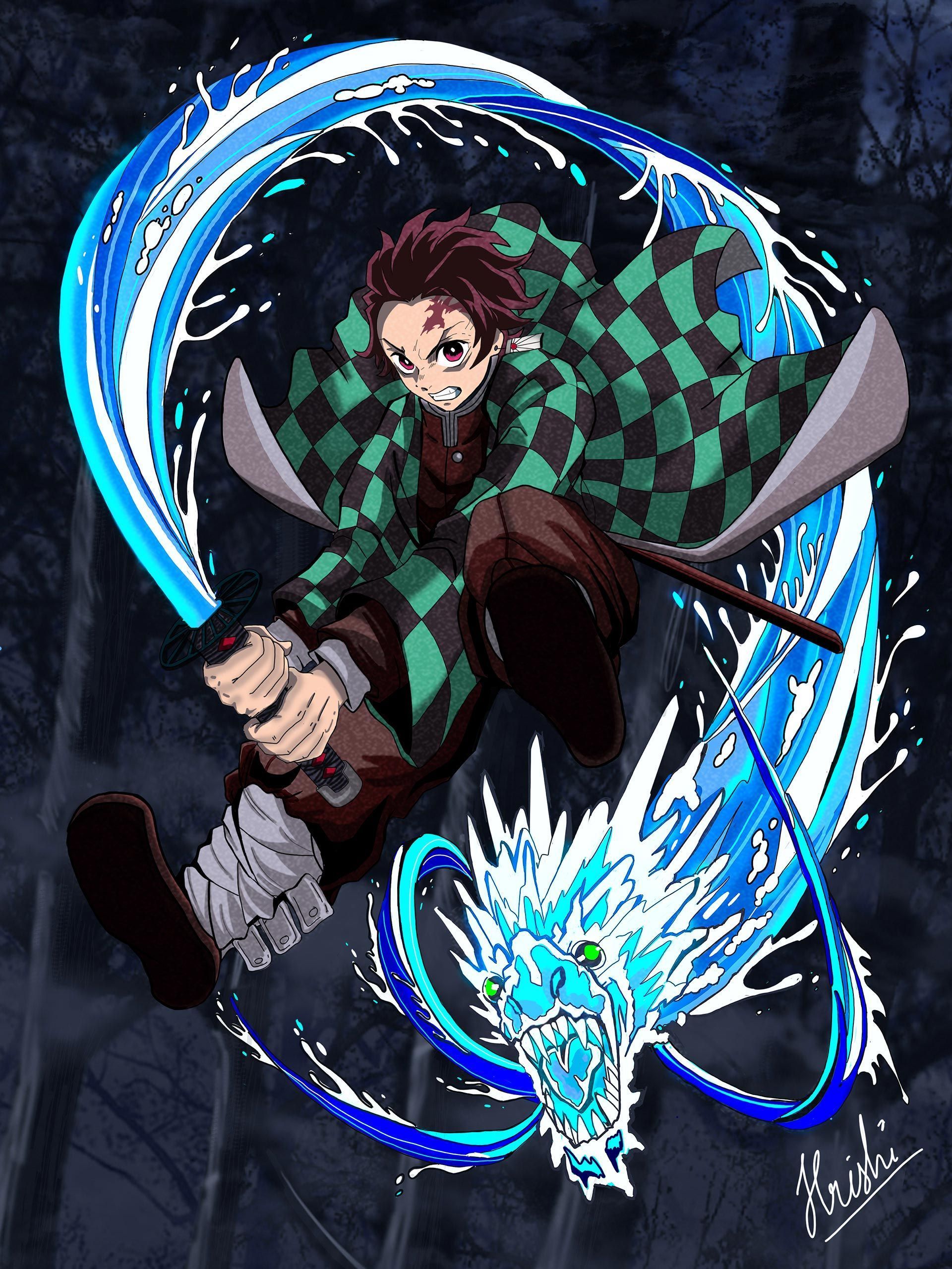 1920x2560 Demon Slayer HD Wallpaper