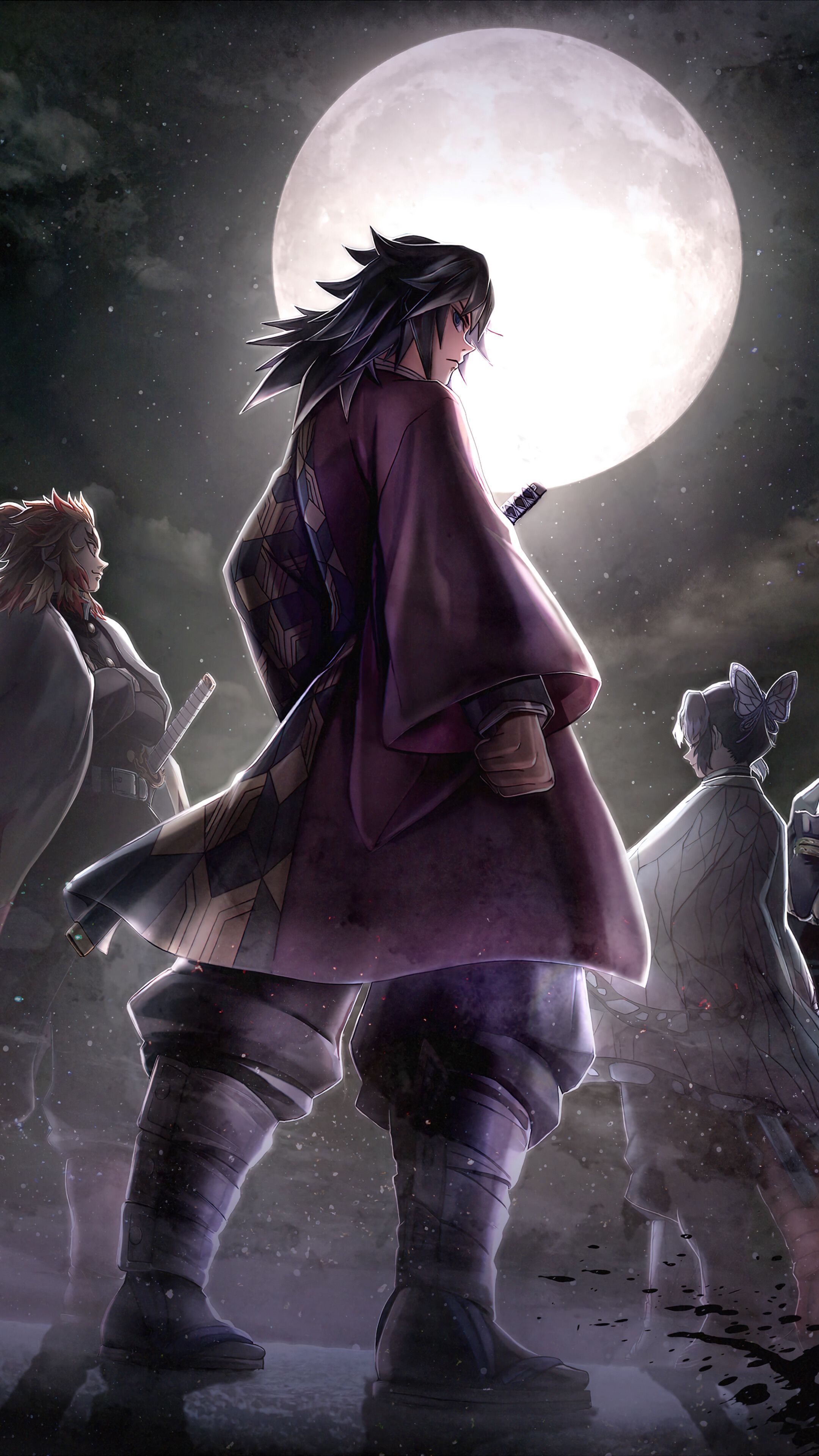 2160x3840 Demon Slayer All Hashira Members Wallpaper iPhone Phone 4K f