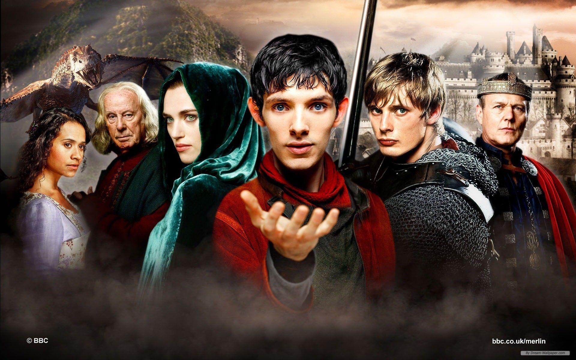 1920x1200 Camelot Arthur, Morgan, Merlin HD Wallpaper Tv Show Online