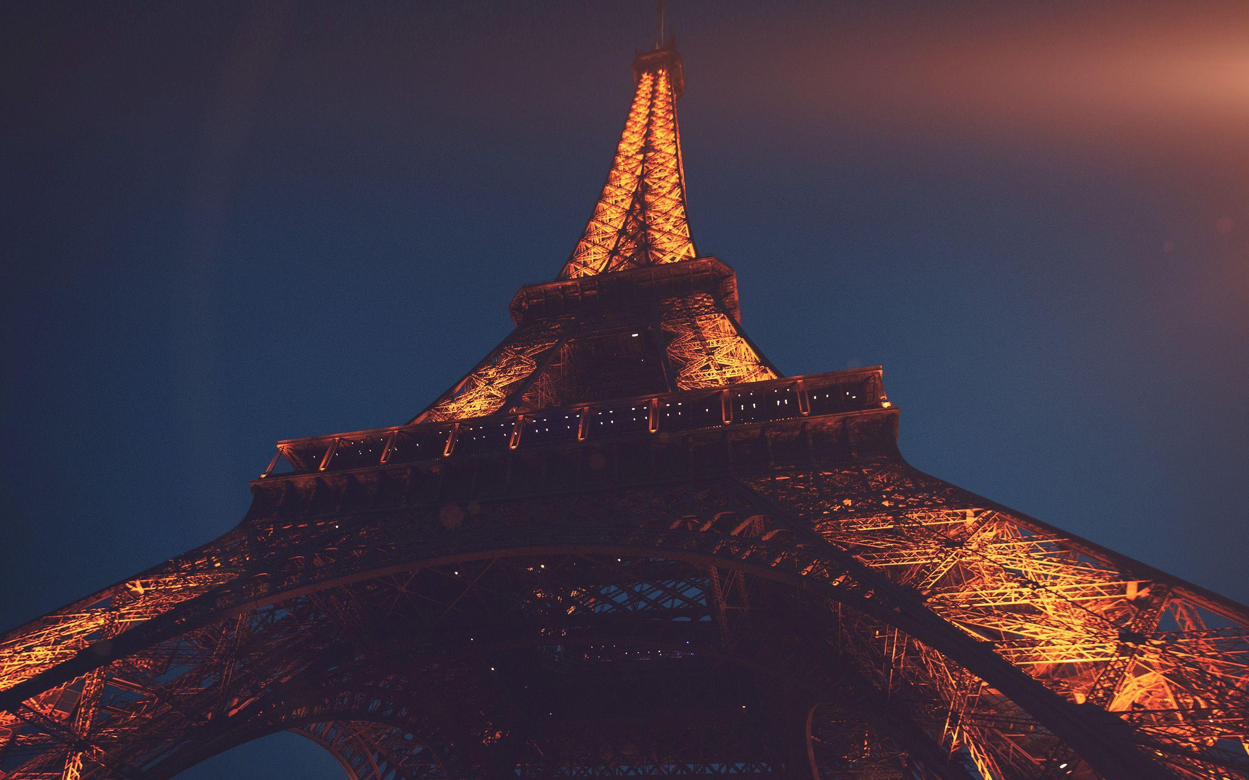 2560x1600 Eiffel Tower Paris France Tour Vacation City Night