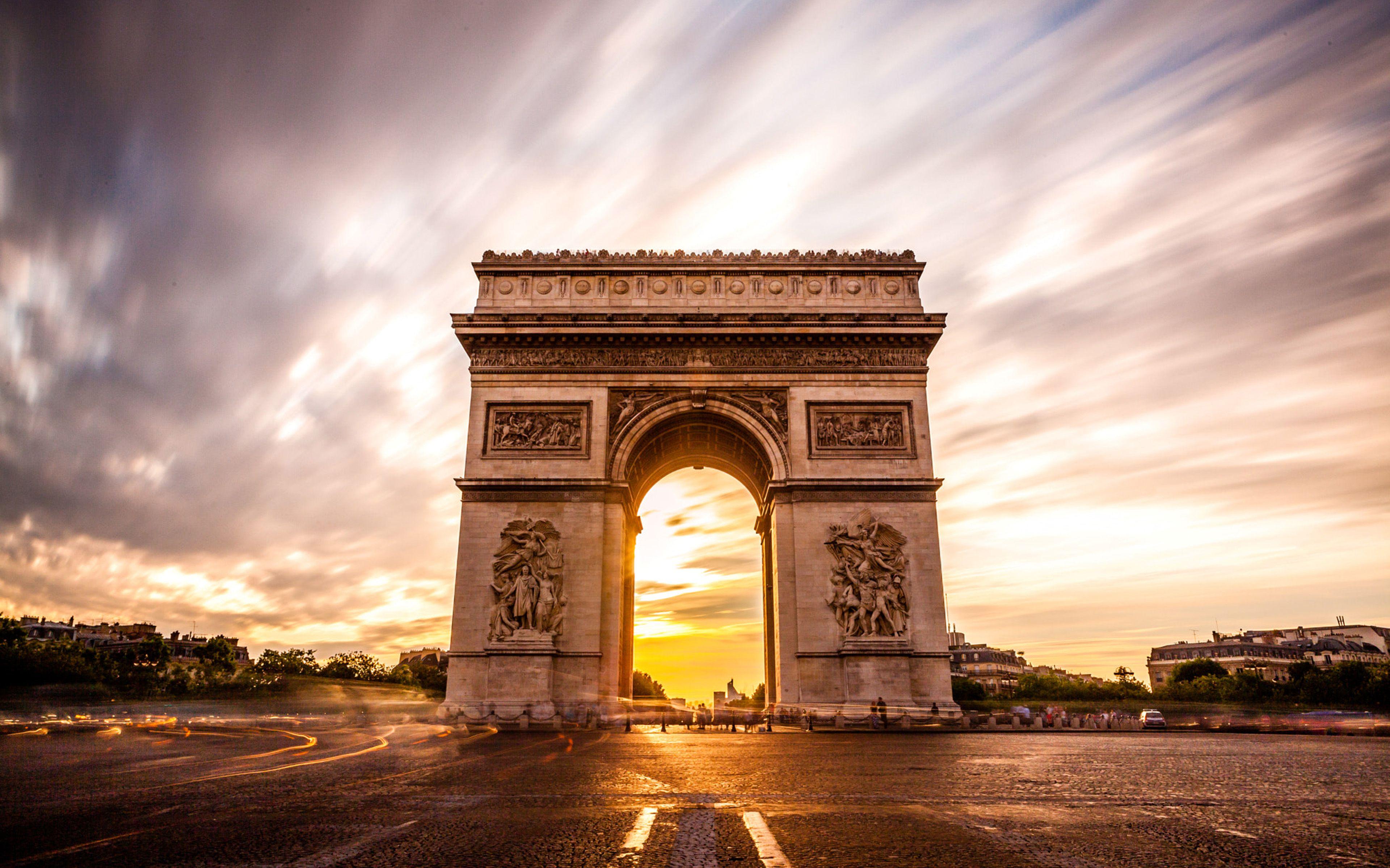 Arc De Triomphe Wallpapers Top Free Arc De Triomphe Backgrounds 