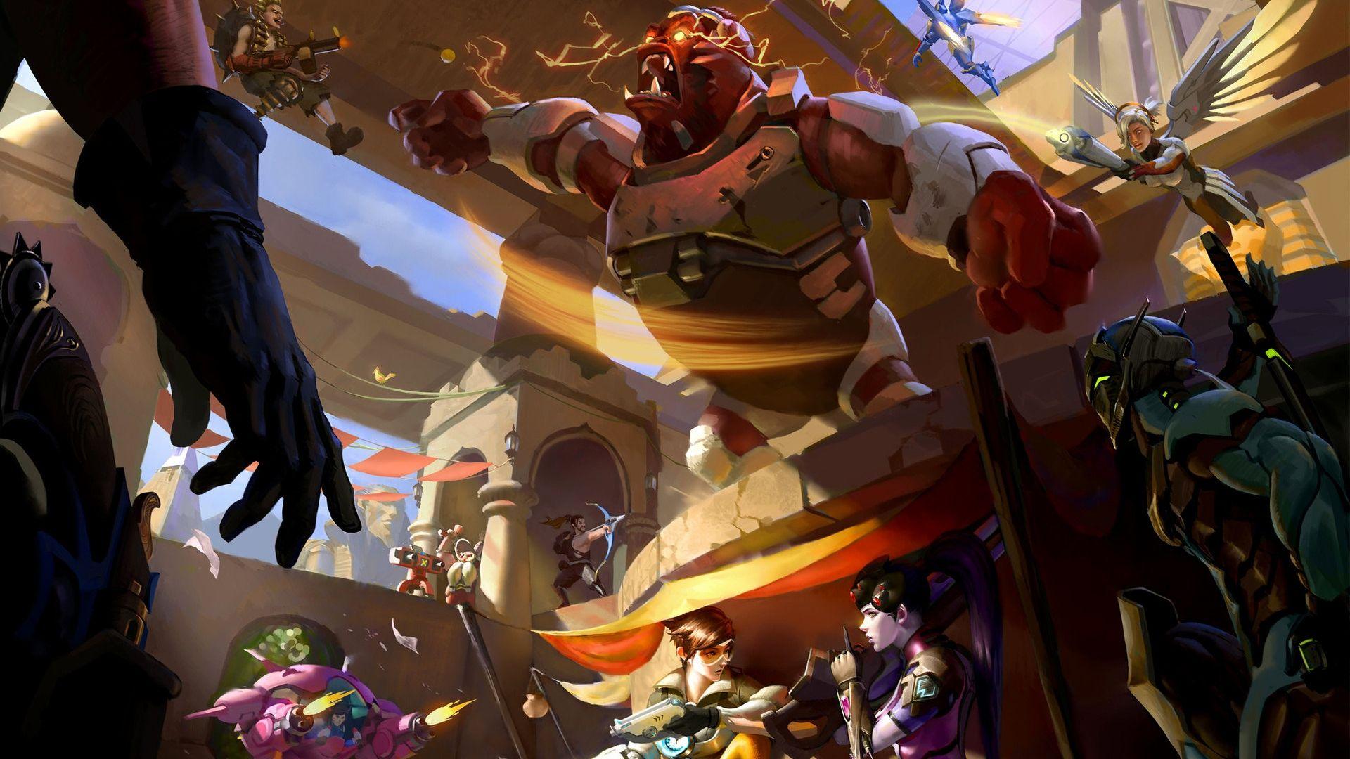 1920x1080 Hd Battle Heroes Winston, D Overwatch, HD