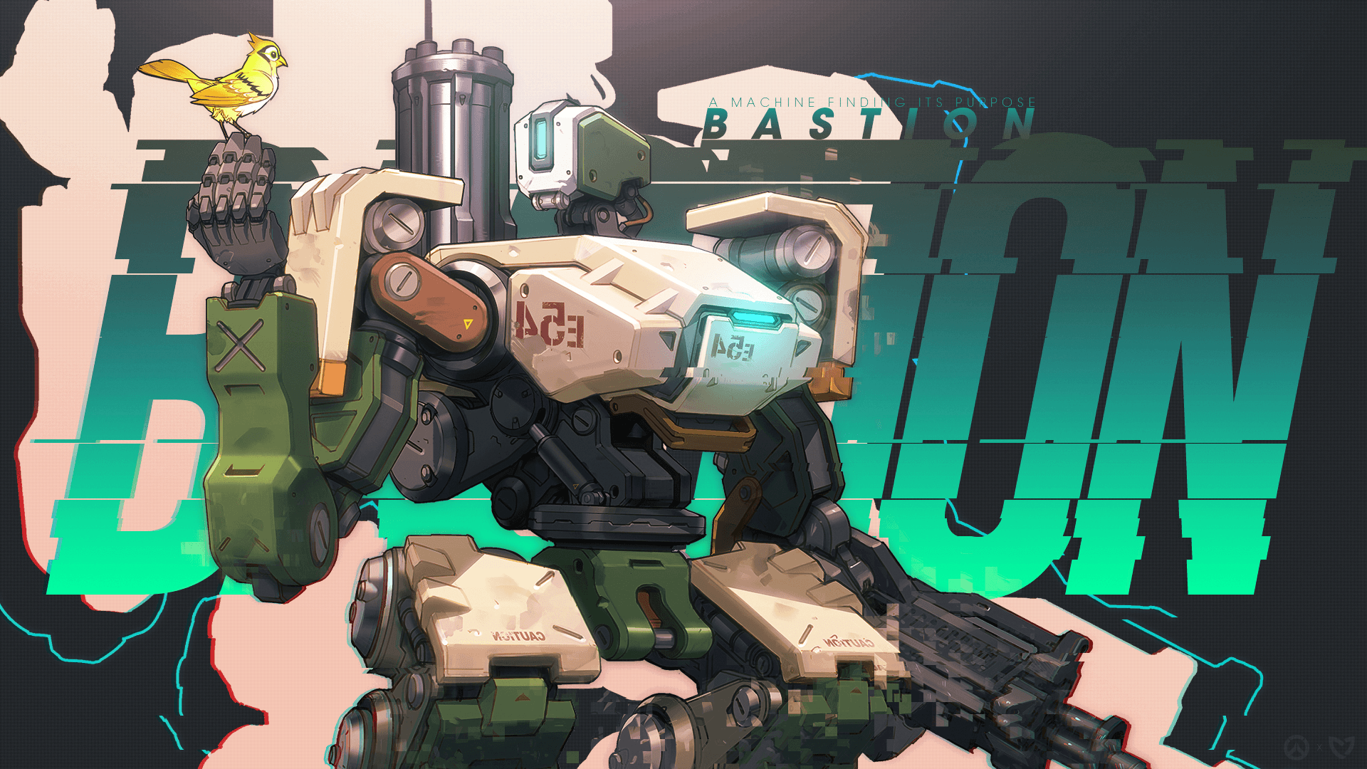 1920x1080 Bastion Overwatch Wallpaper