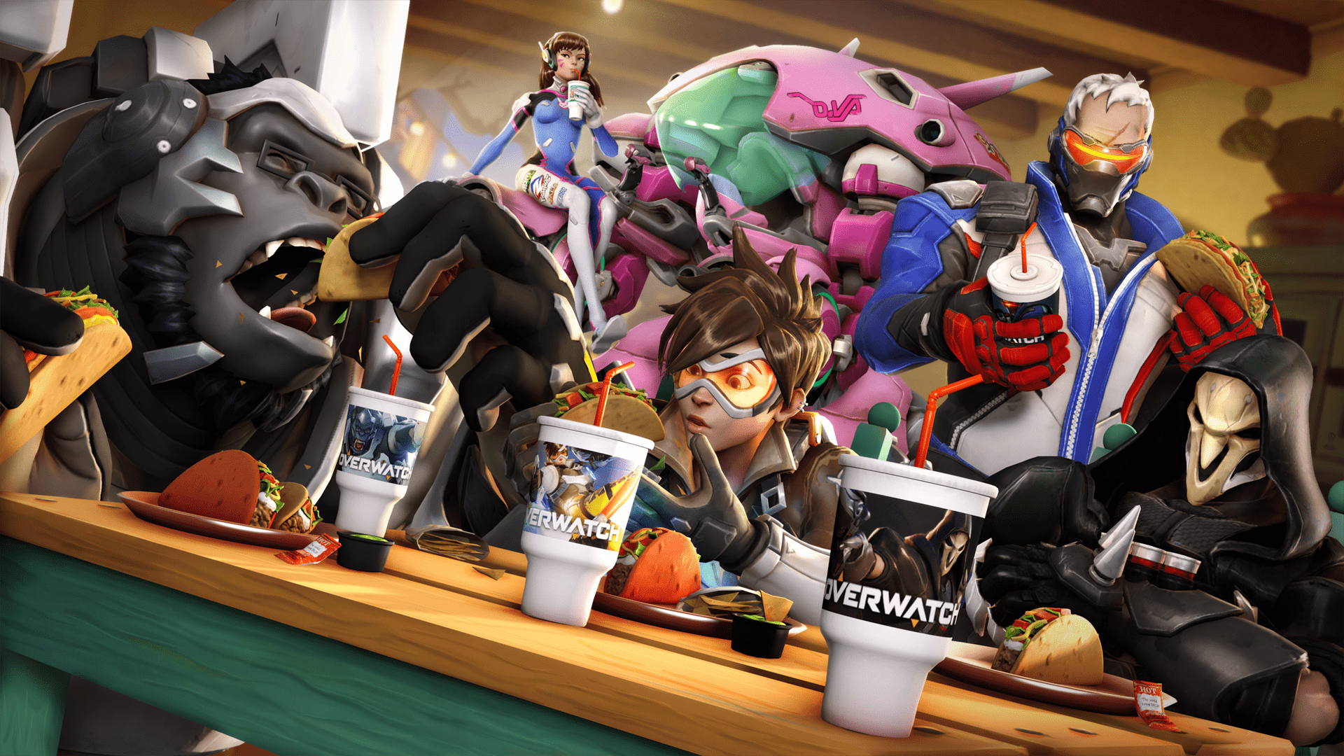 1920x1080 Winston (Overwatch) HD Wallpaper