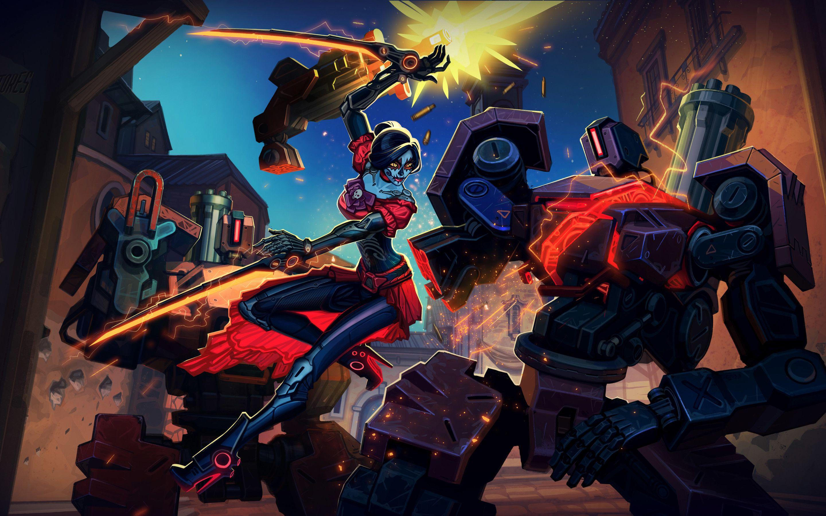 2880x1800 Bastion Overwatch Artwork 5k Macbook Pro Retina HD