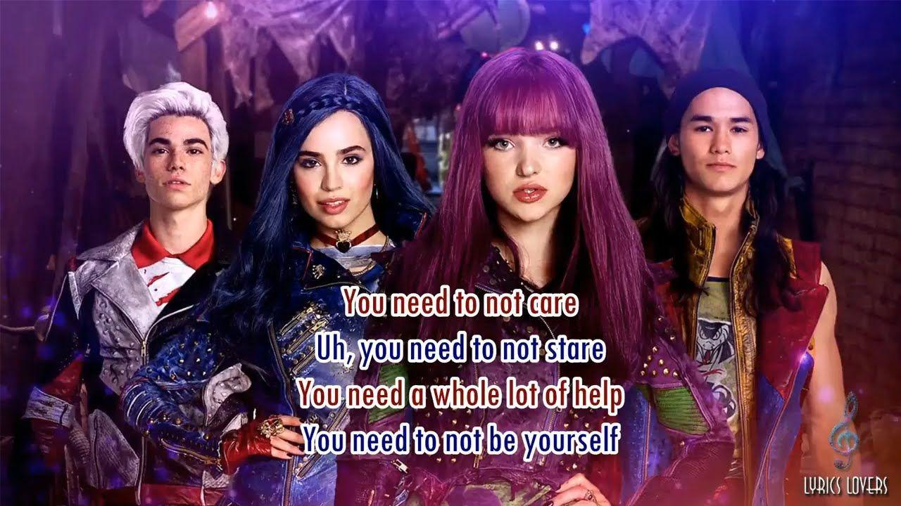 1280x720 Descendants 2 Like A Villain LYRICS