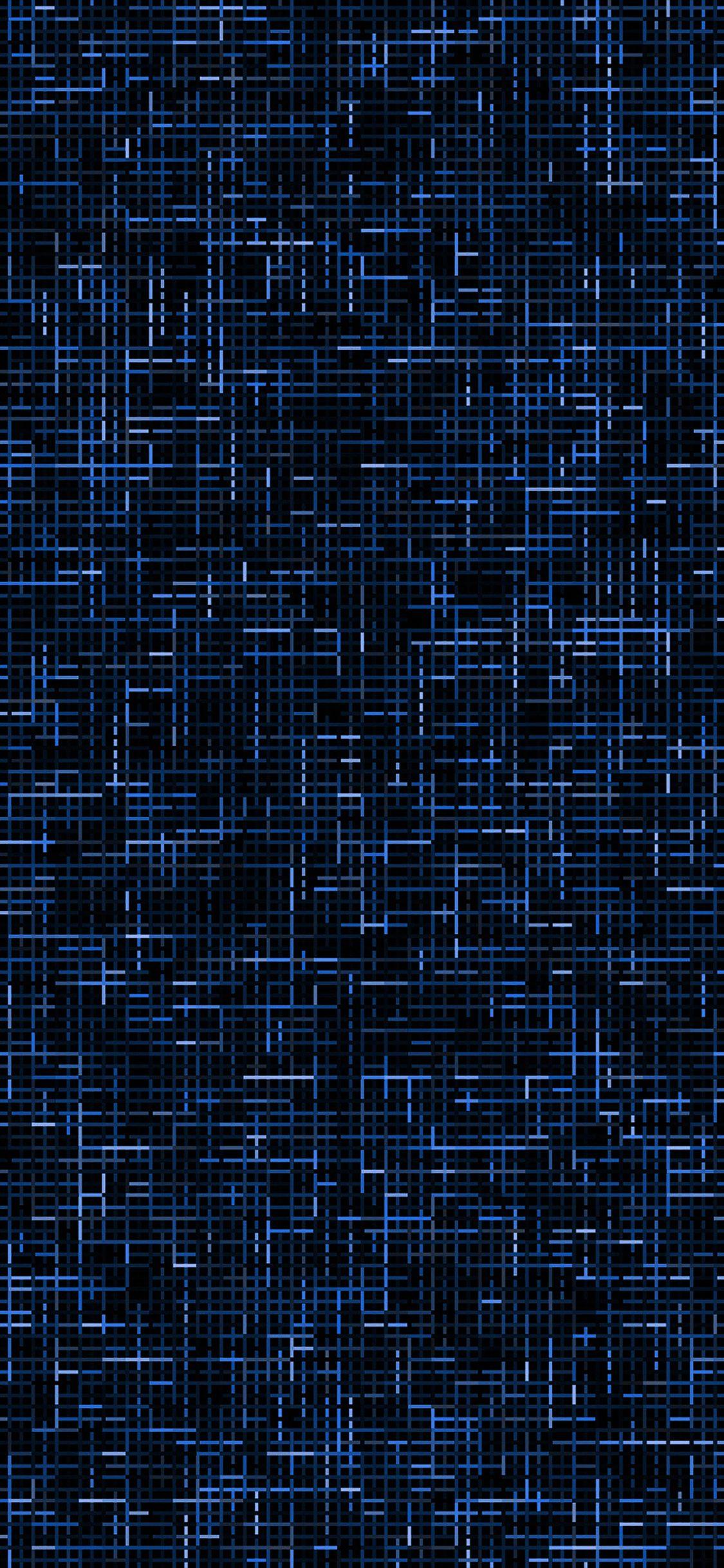 1125x2436 Blue cross pattern iPhone Wallpaper Free Download