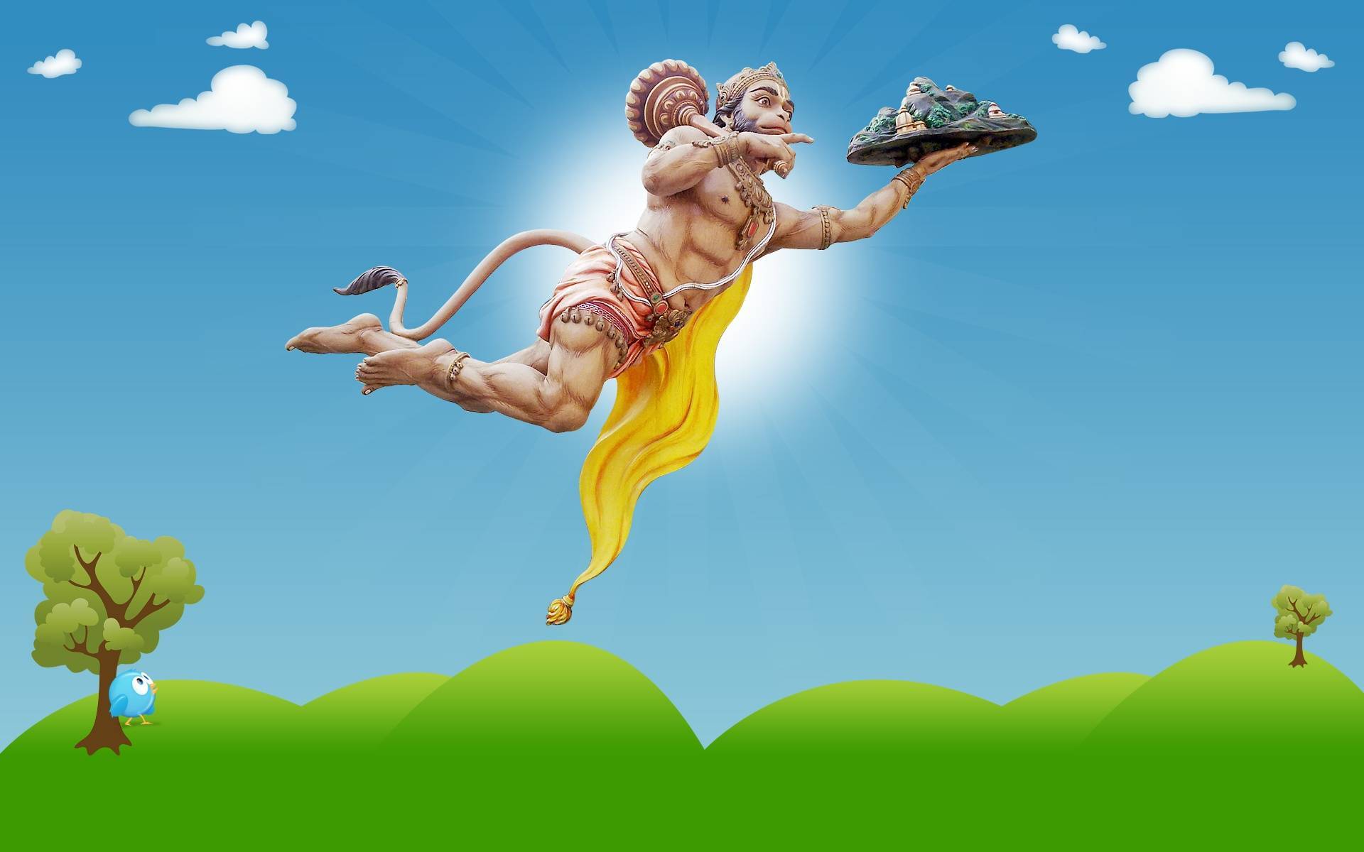 Bal Hanuman Wallpapers - Top Free Bal Hanuman Backgrounds - WallpaperAccess