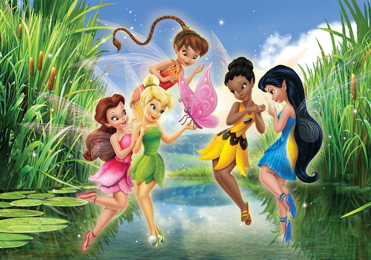 1200x842 Details about 312x219cm (123x86in) Wall mural photo wallpaper Disney Fairies Rosetta Iridessa