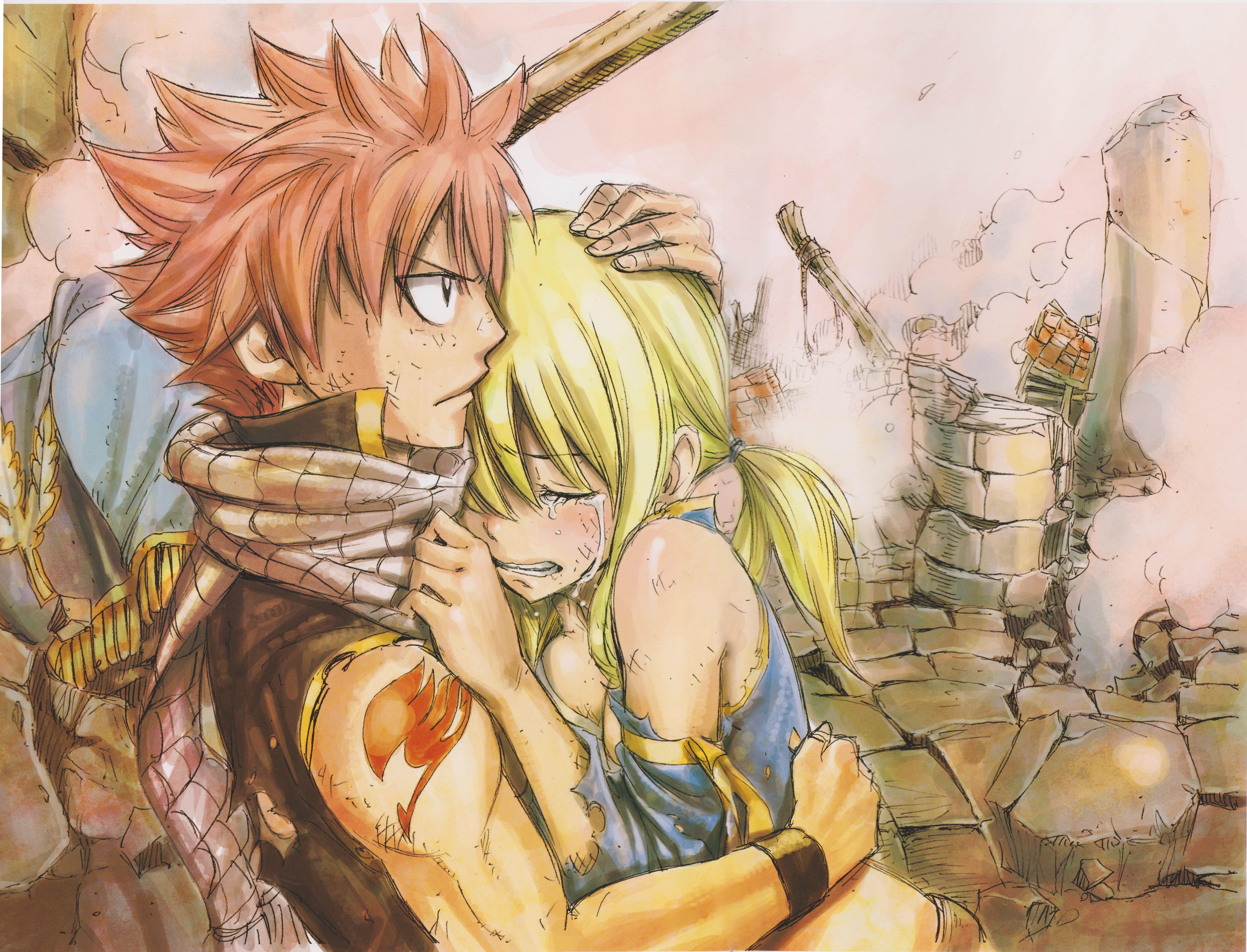 7643x5835 7643x5835 NaLu (Fairy Tail) wallpaper free HD widescreen