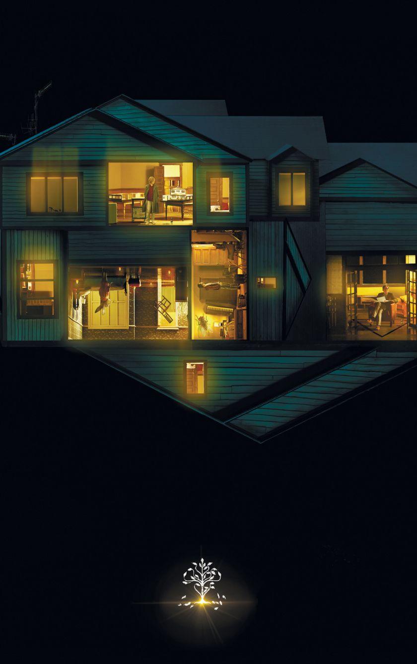 840x1336 Download Hereditary, horror movie, dark, house